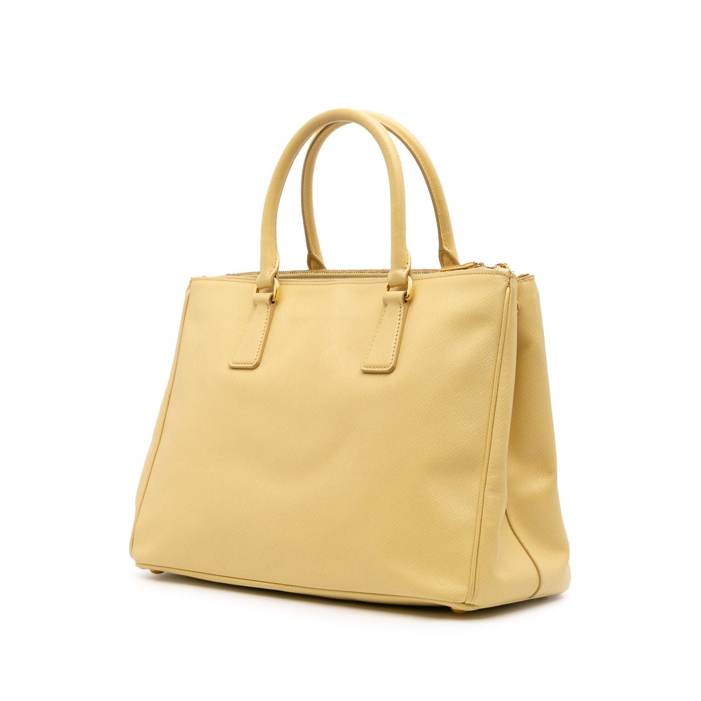 Prada Medium Saffiano Lux Galleria Double Zip Satchel
