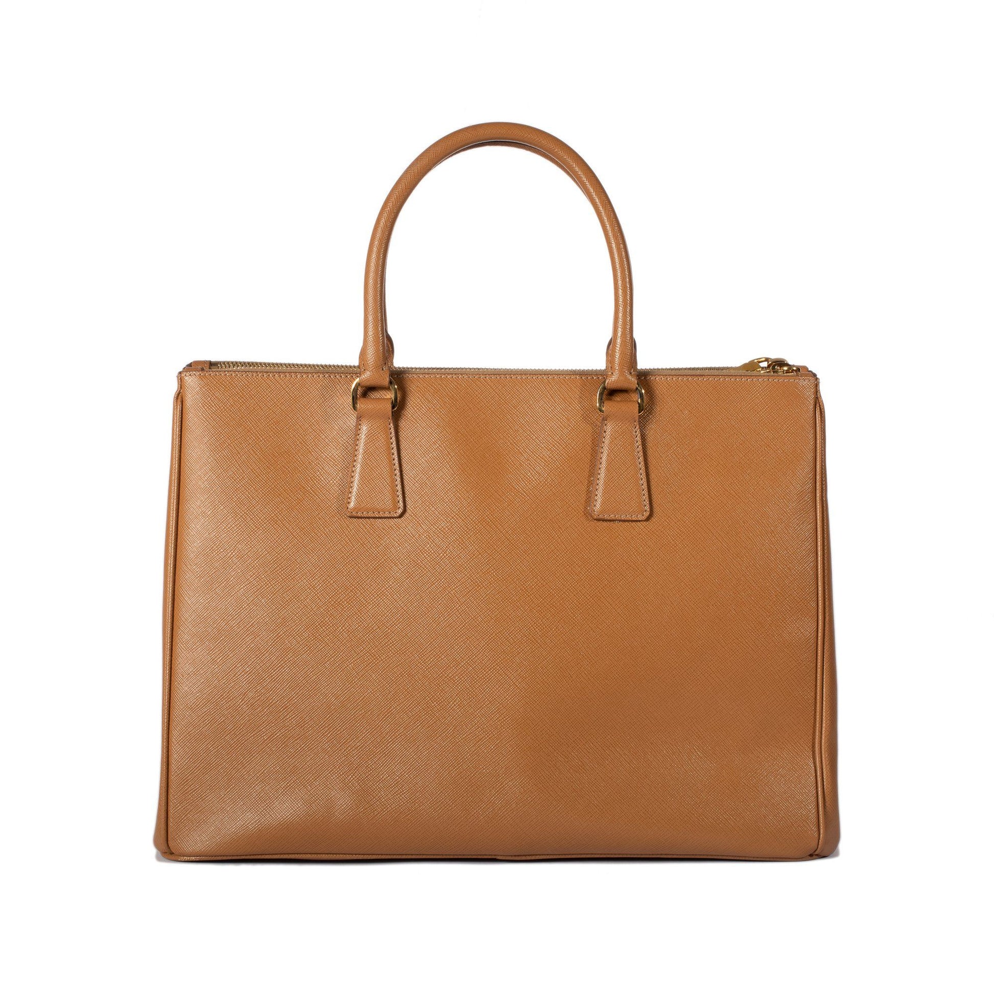 Prada Medium Saffiano Lux Galleria Double Zip Tote