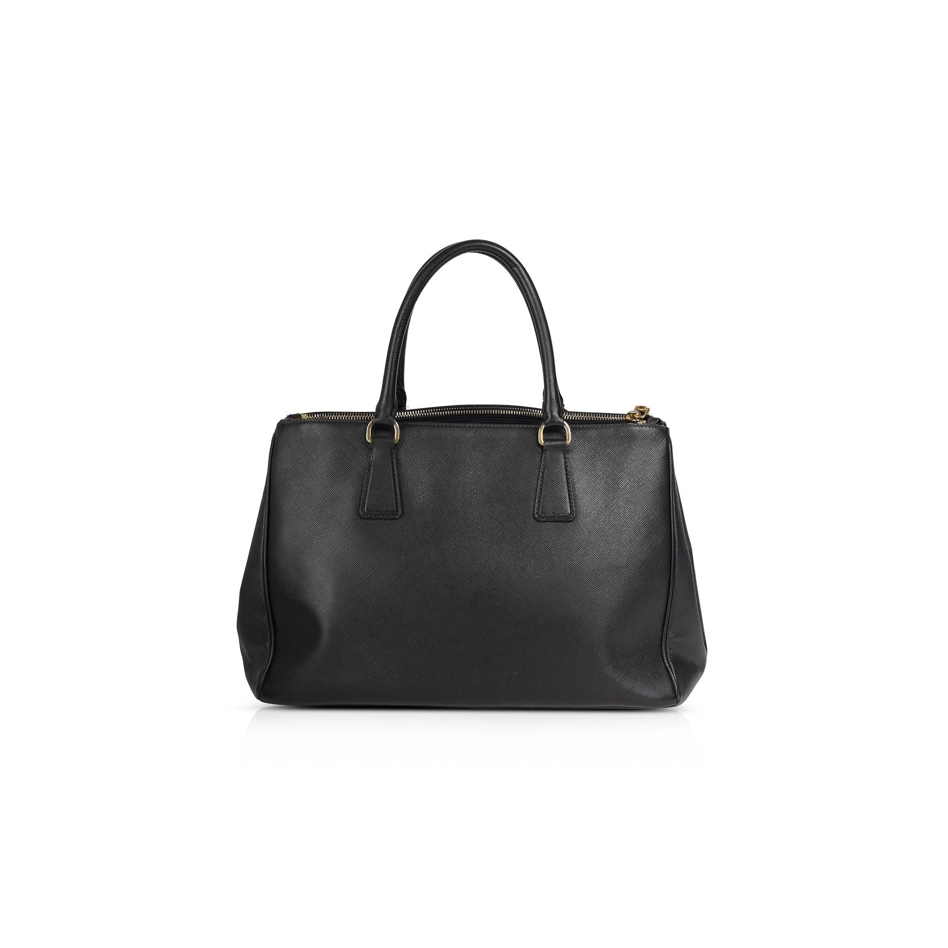 Prada Medium Saffiano Lux Galleria Double Zip Tote