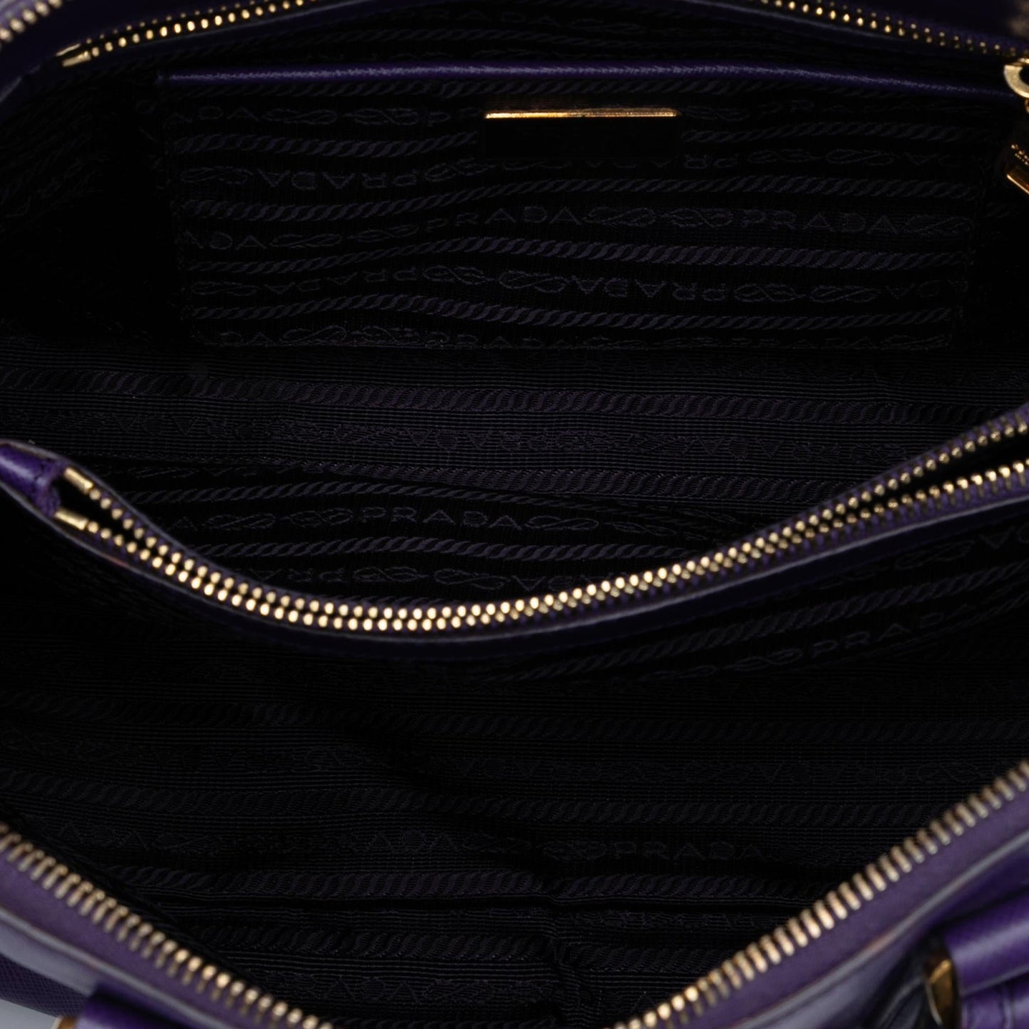 Prada Medium Saffiano Lux Promenade Satchel