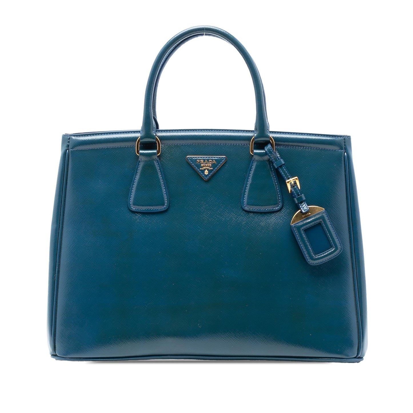 Prada Medium Saffiano Vernice Parabole Tote