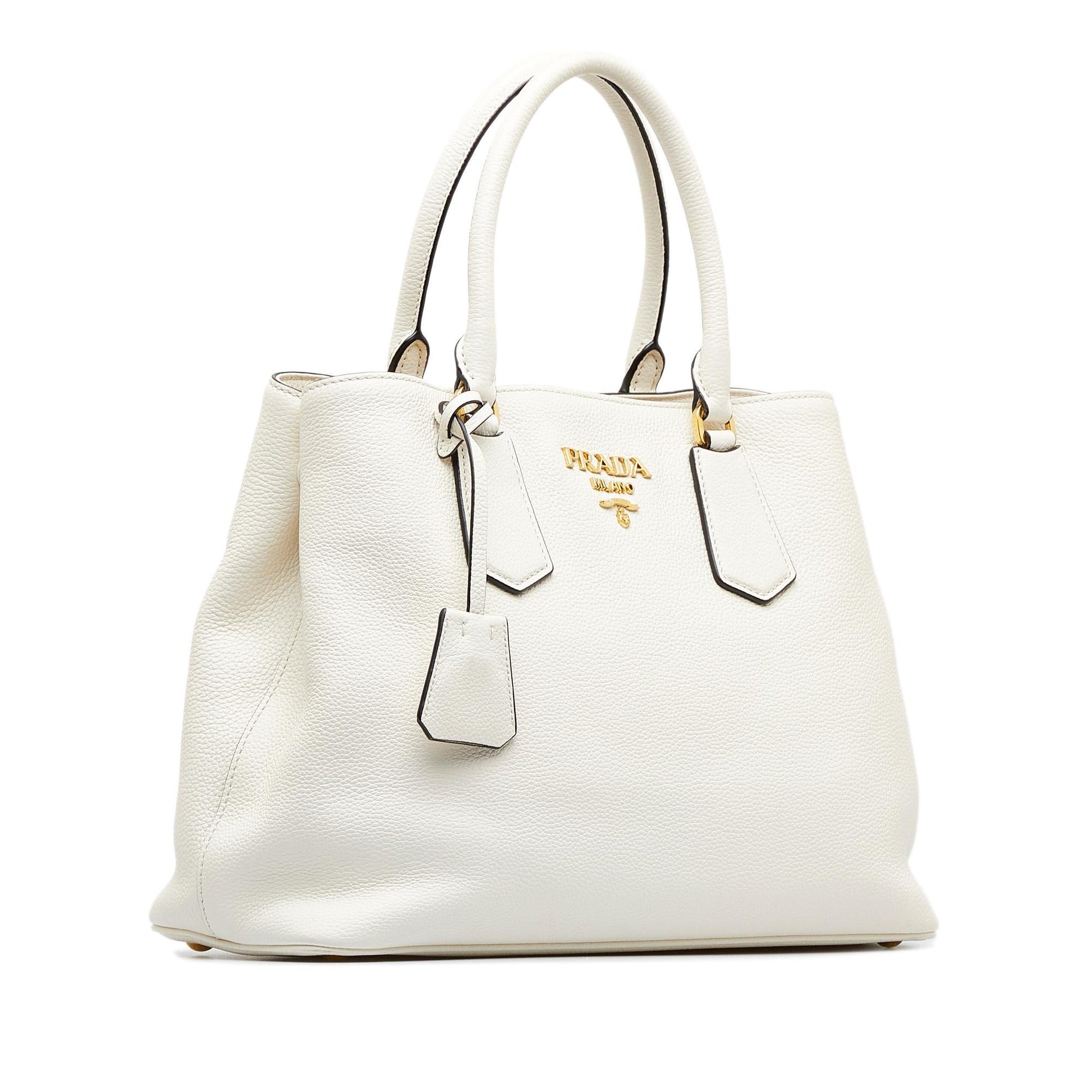 Prada Medium Vitello Daino Satchel (SHG-)