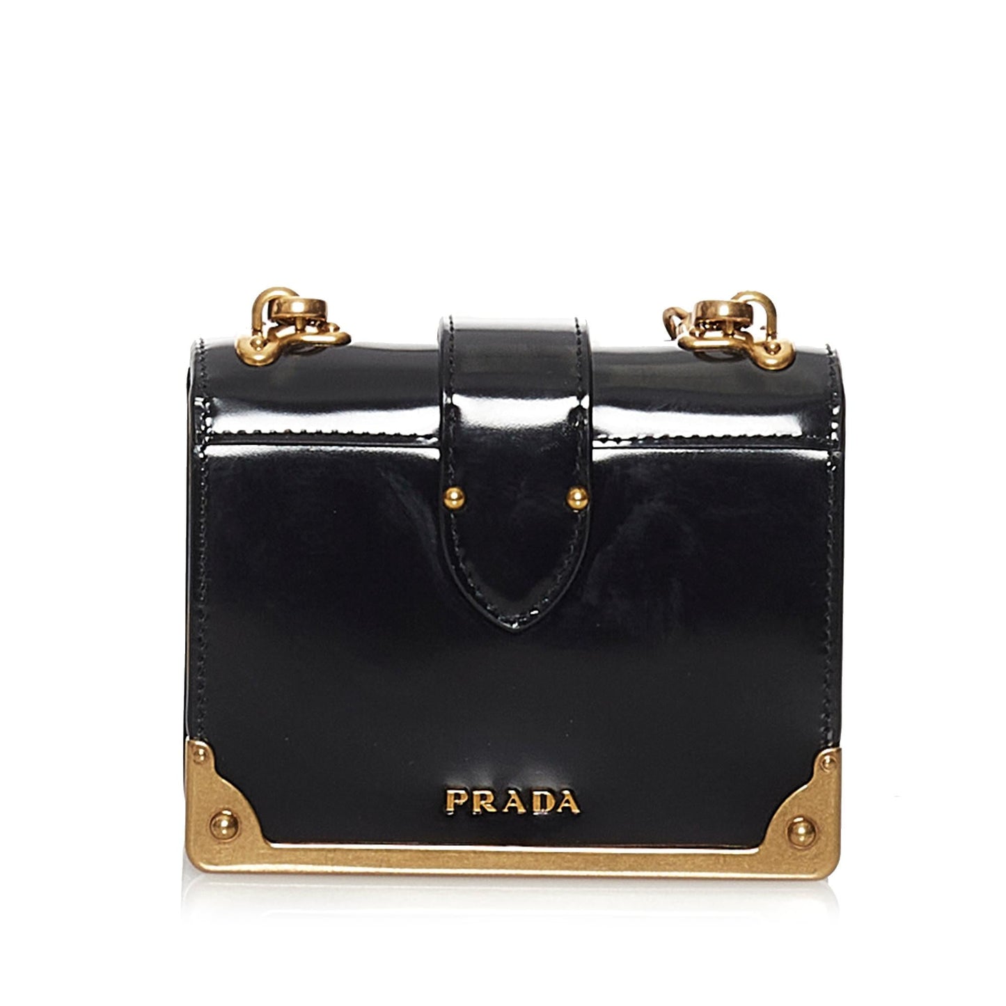 Prada Micro Spazzolato Cahier Crossbody Bag (SHG-31428)