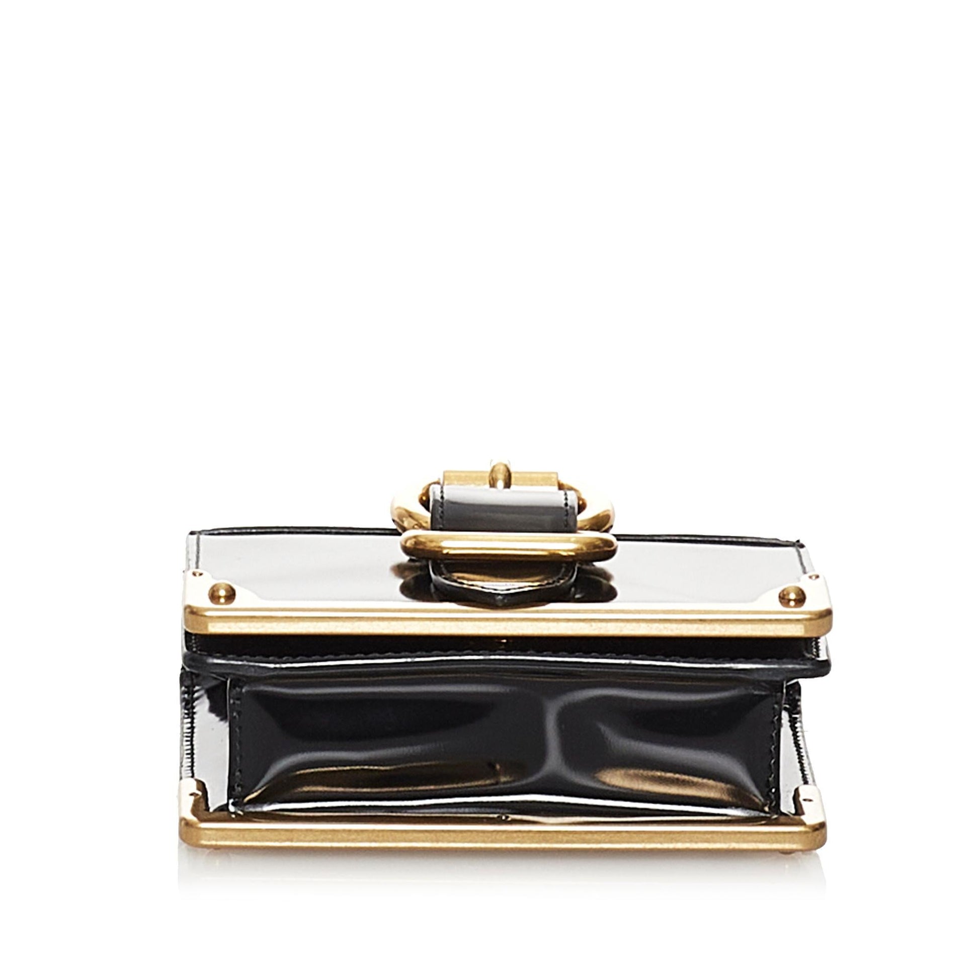 Prada Micro Spazzolato Cahier Crossbody Bag (SHG-31428)