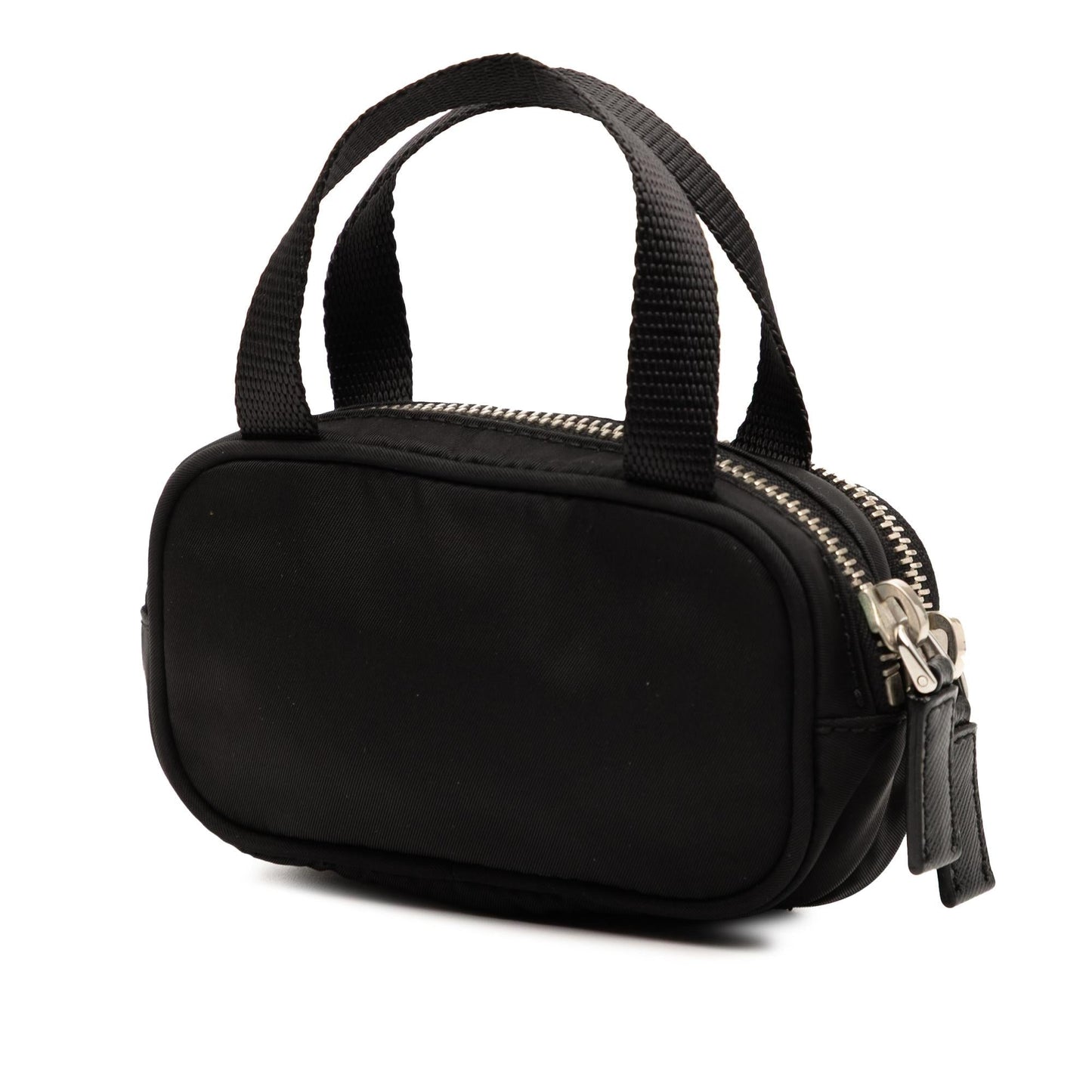 Prada Mini Tessuto Double Zip Handbag