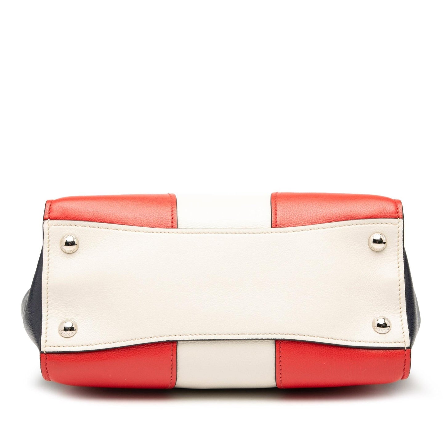 Prada Multicolor Glace Calf Twin Pocket Satchel