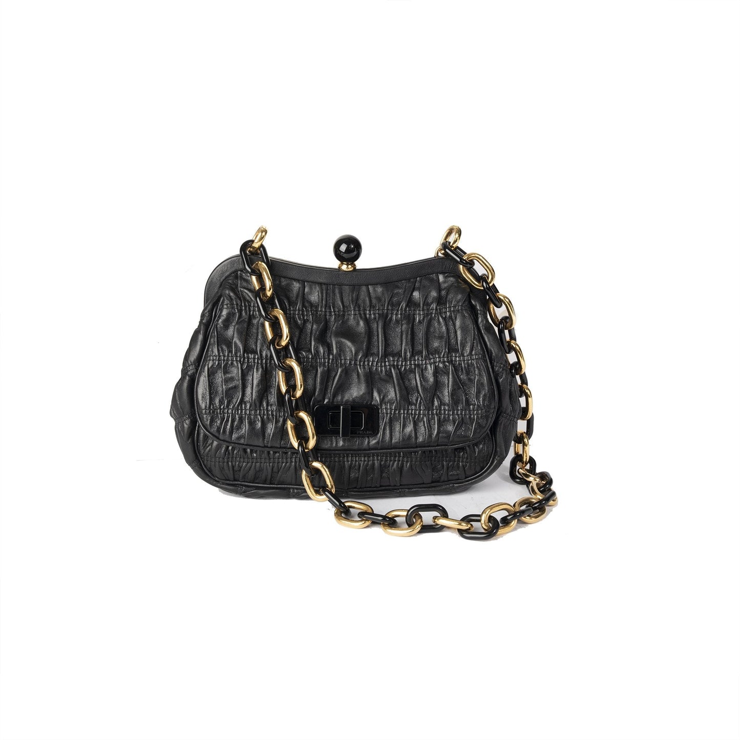 Prada Nappa Gaufre Frame Bag