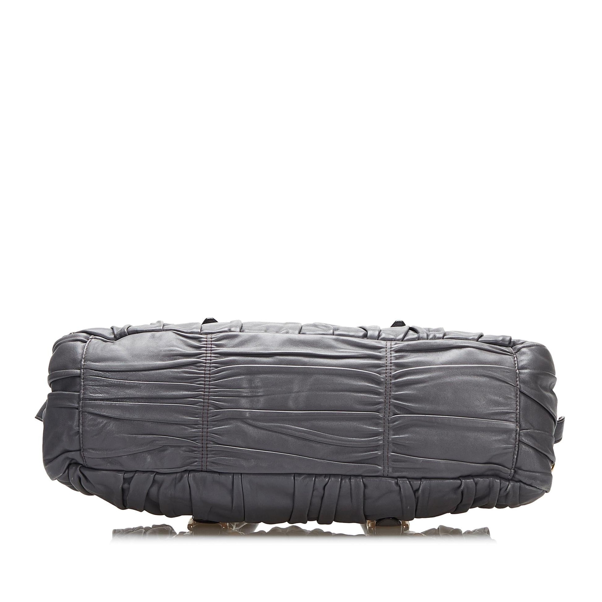 Prada Nappa Gaufre Handbag (SHG-5ElG2I)