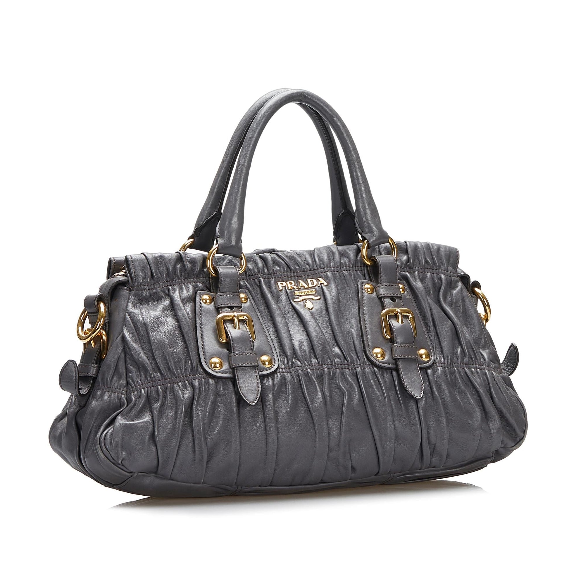 Prada Nappa Gaufre Handbag (SHG-5ElG2I)