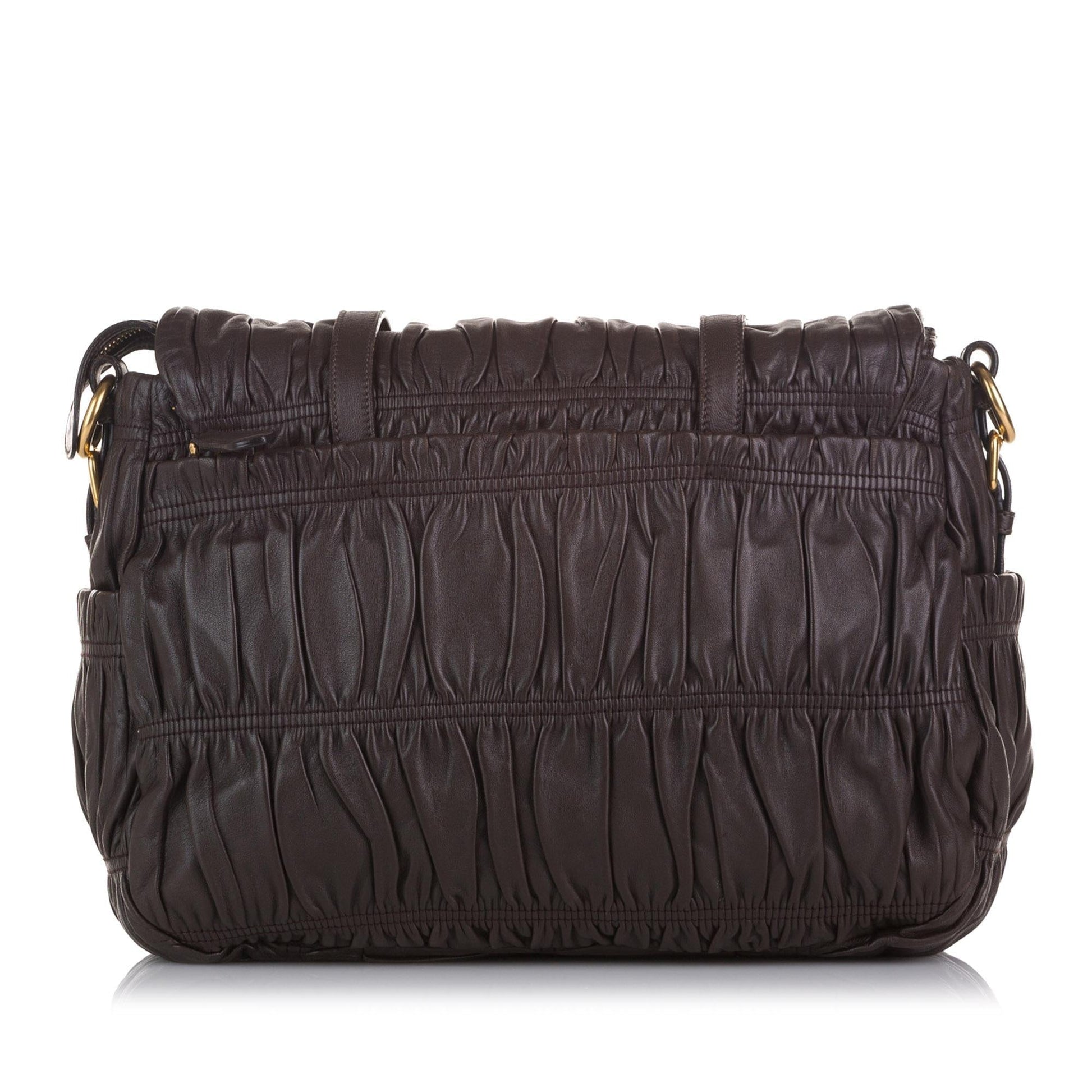 Prada Nappa Gaufre Messenger Bag (SHG-36973)