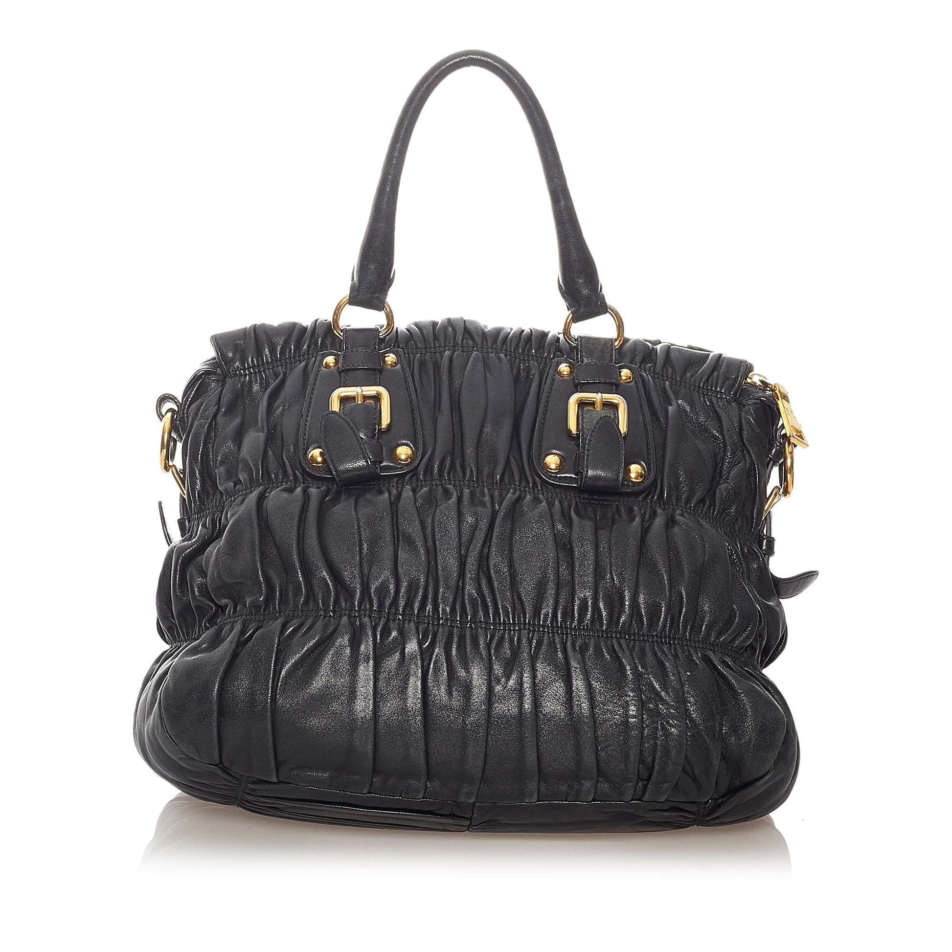 Prada Nappa Gaufre Satchel (SHG-27237)