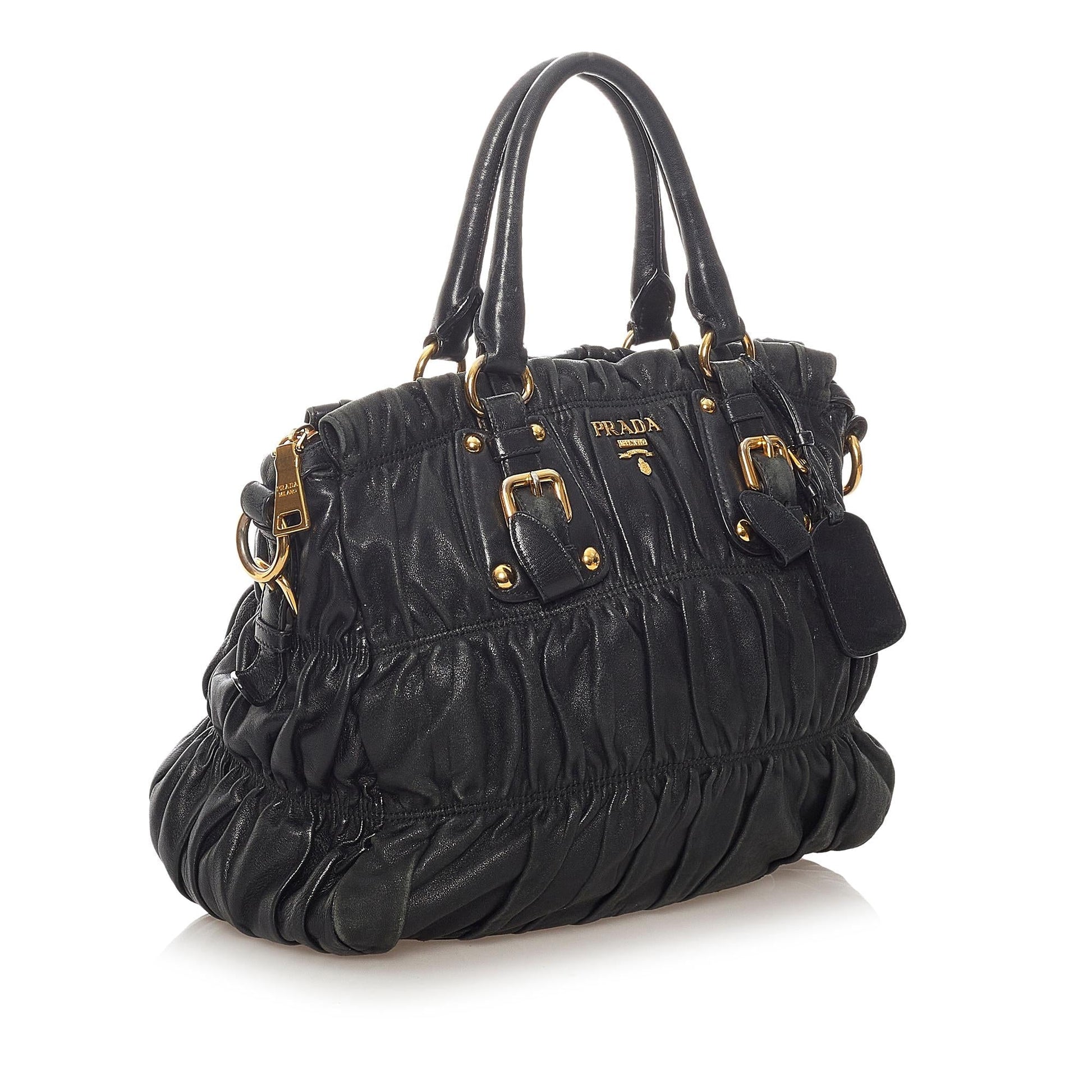Prada Nappa Gaufre Satchel (SHG-27237)