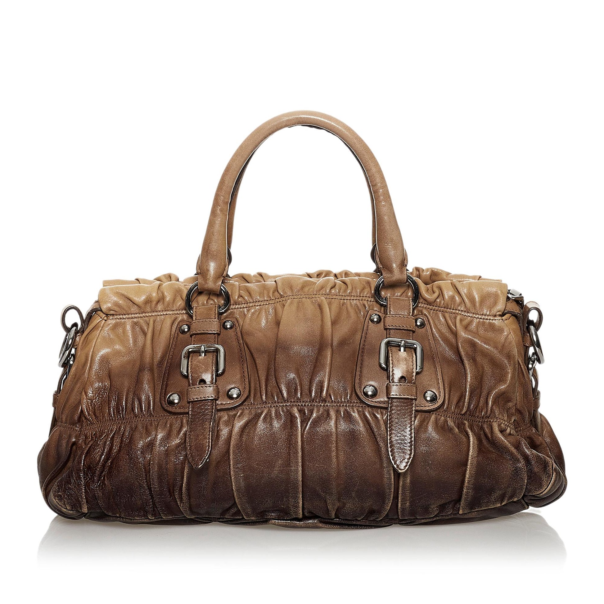 Prada Nappa Gaufre Satchel (SHG-30788)