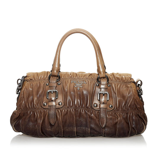 Prada Nappa Gaufre Satchel (SHG-30788)