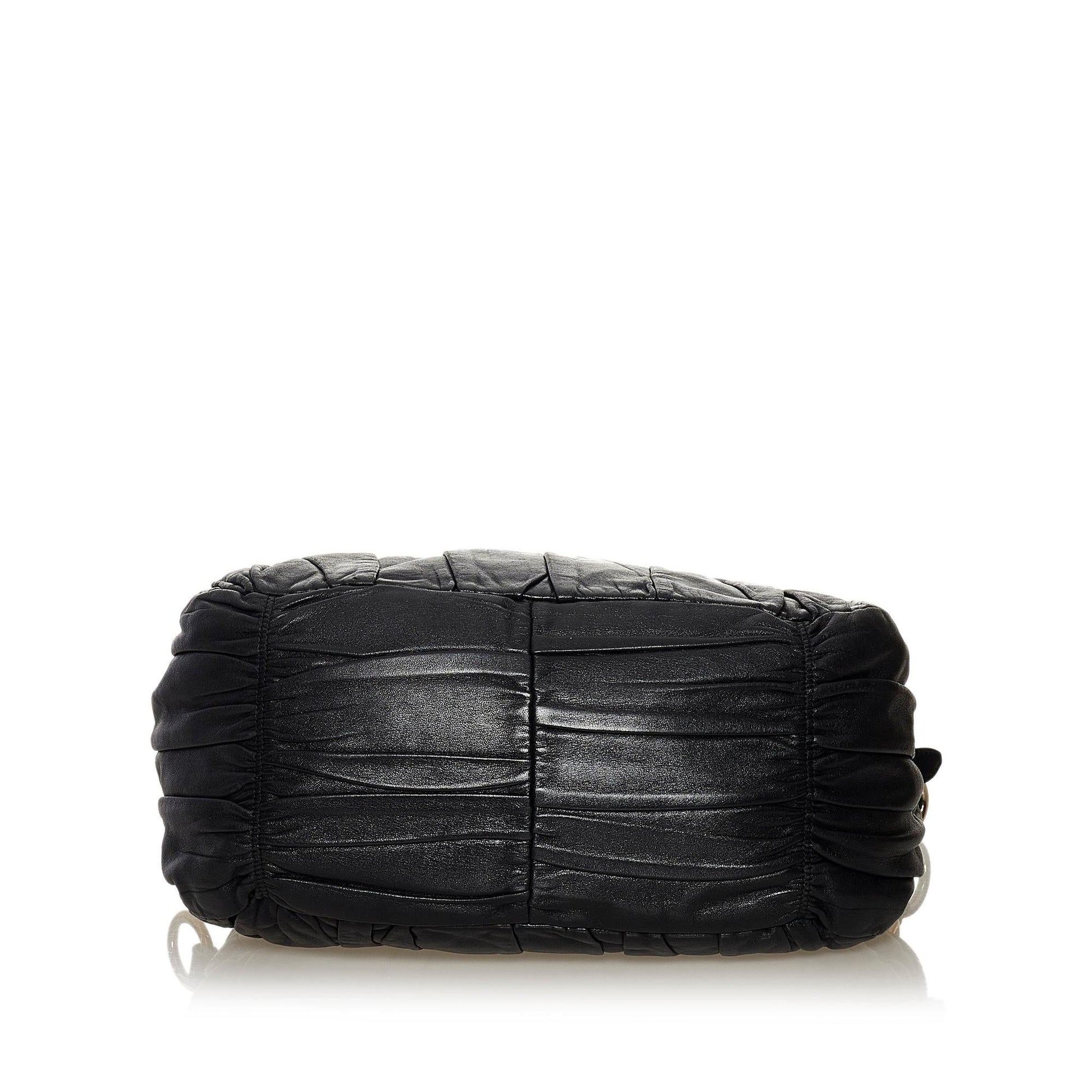 Prada Nappa Gaufre Satchel (SHG-33134)