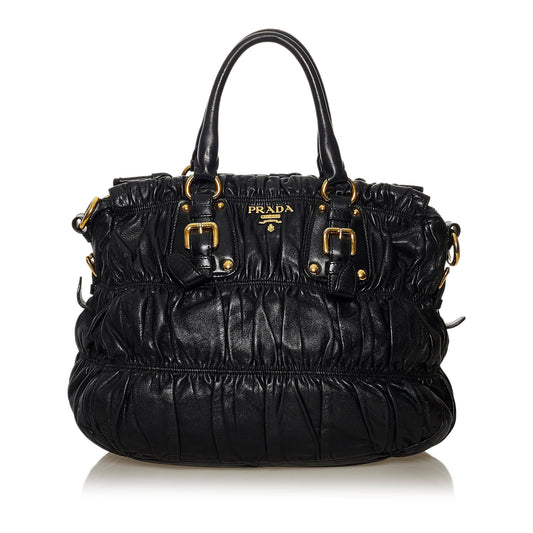 Prada Nappa Gaufre Satchel (SHG-33134)