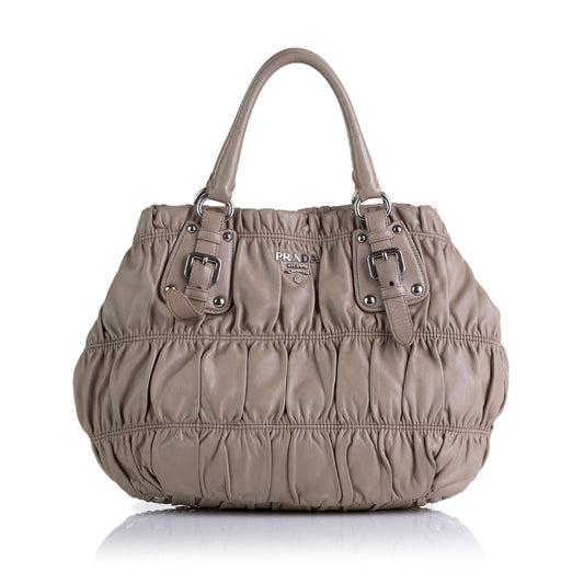 Prada Nappa Gaufre Satchel (SHG-35937)
