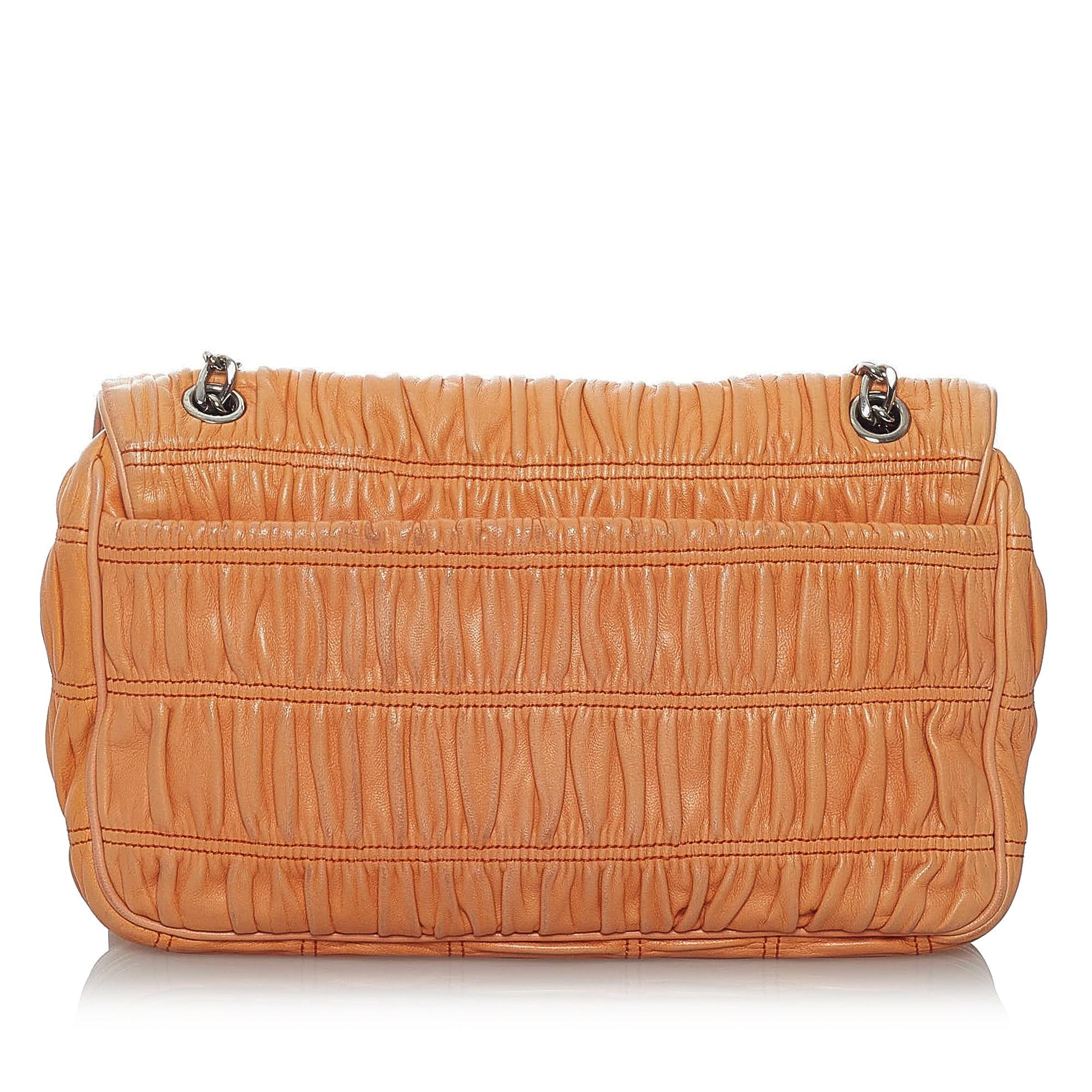 Prada Nappa Gaufre Sound Lock Crossbody Bag (SHG-30192)