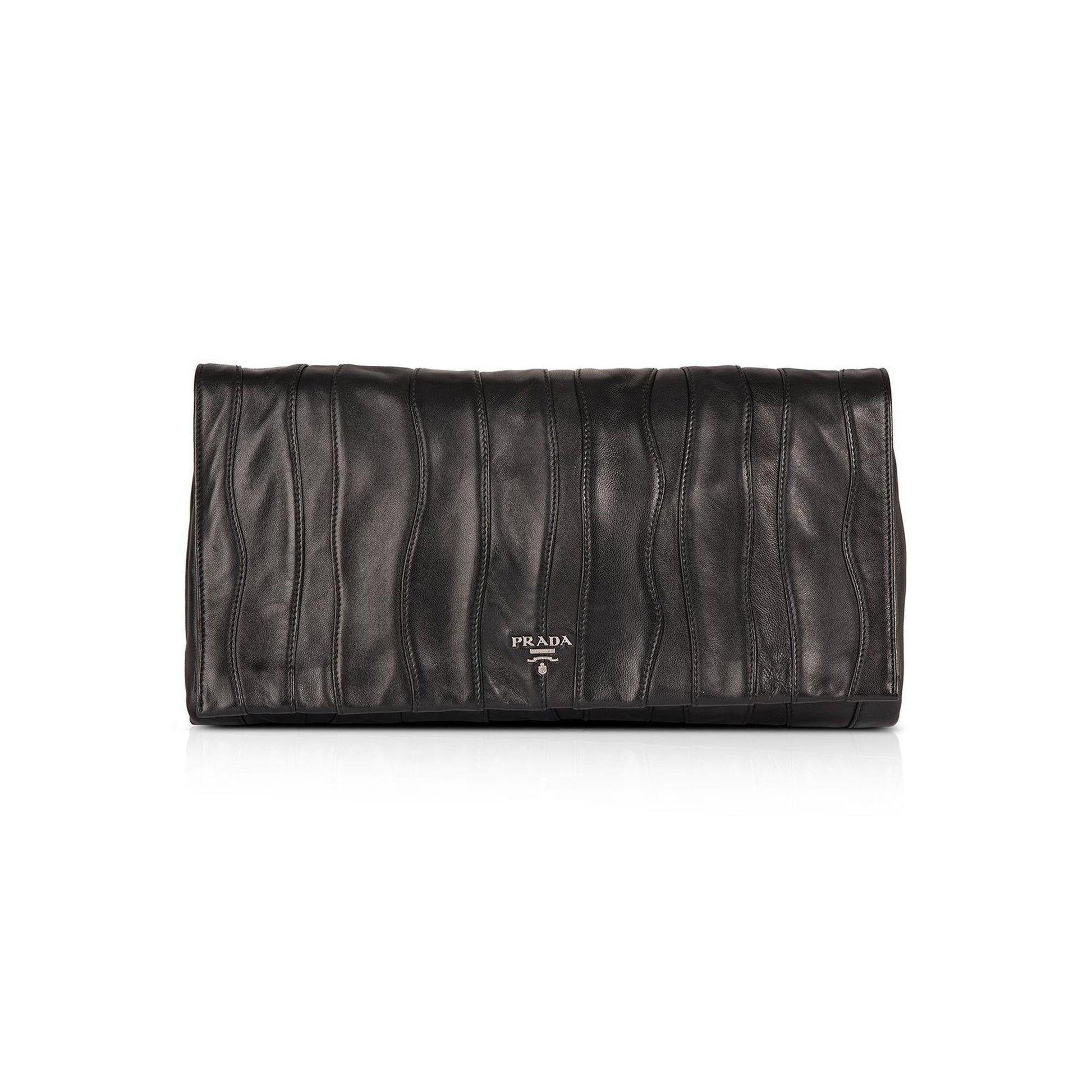 Prada Nappa Waves Clutch