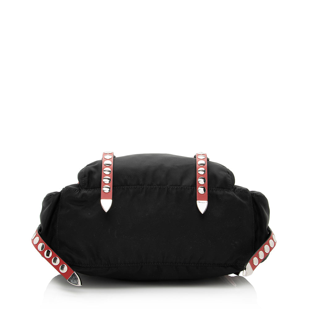 Prada New Vela Studded Messenger Bag - FINAL (SHF-21531)