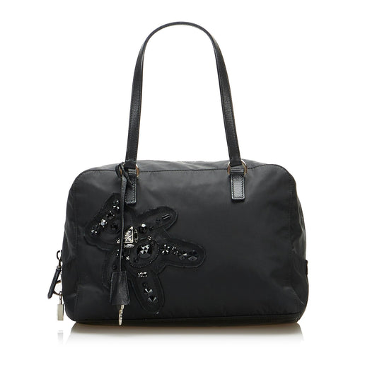 Prada Nylon Raso Bear Handbag (SHG-uaCnN5)