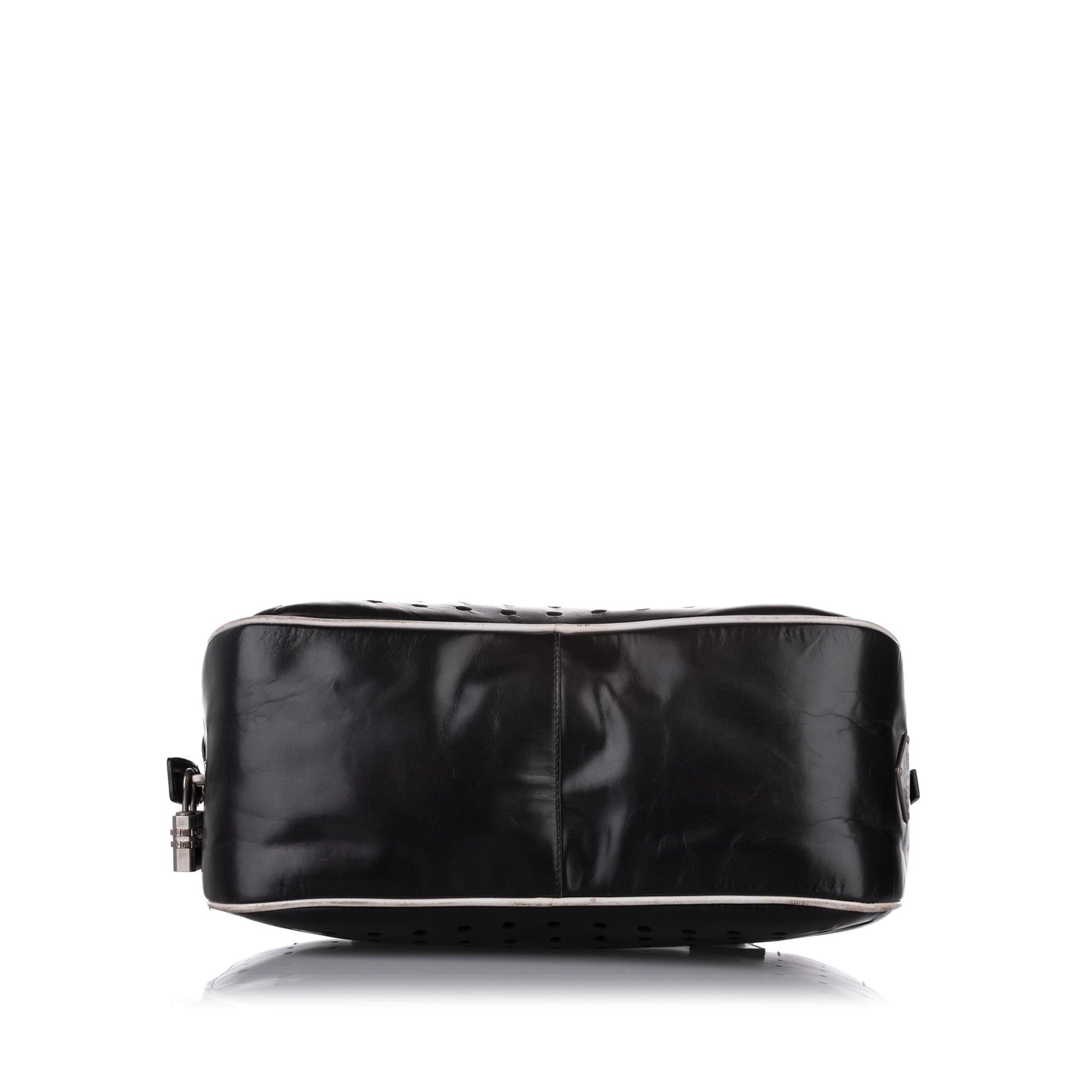 Prada Perforated Leather Shoulder Bag (SHG-31510)