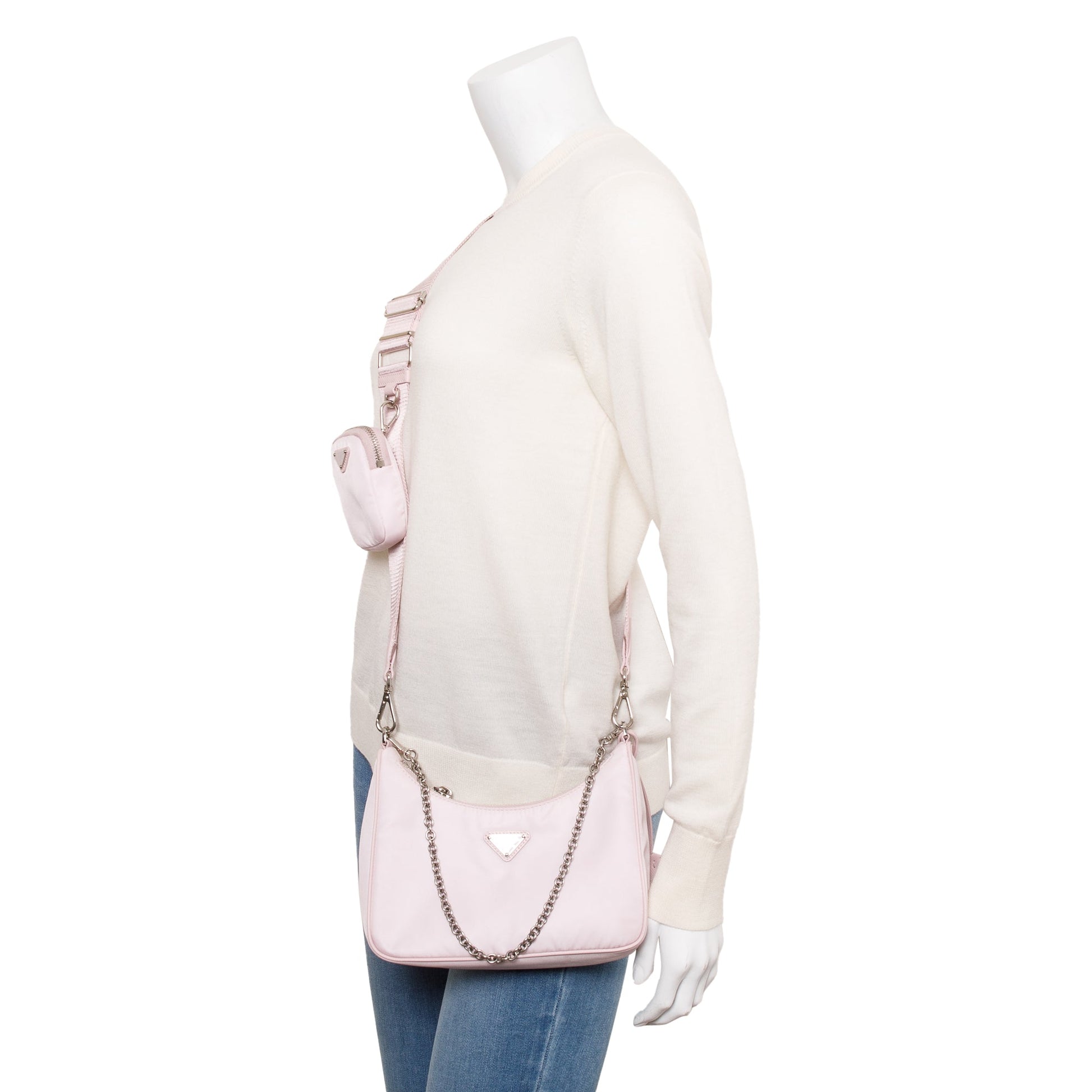 Prada Pink Re-Edition 2005 Re-Nylon Shoulder Bag