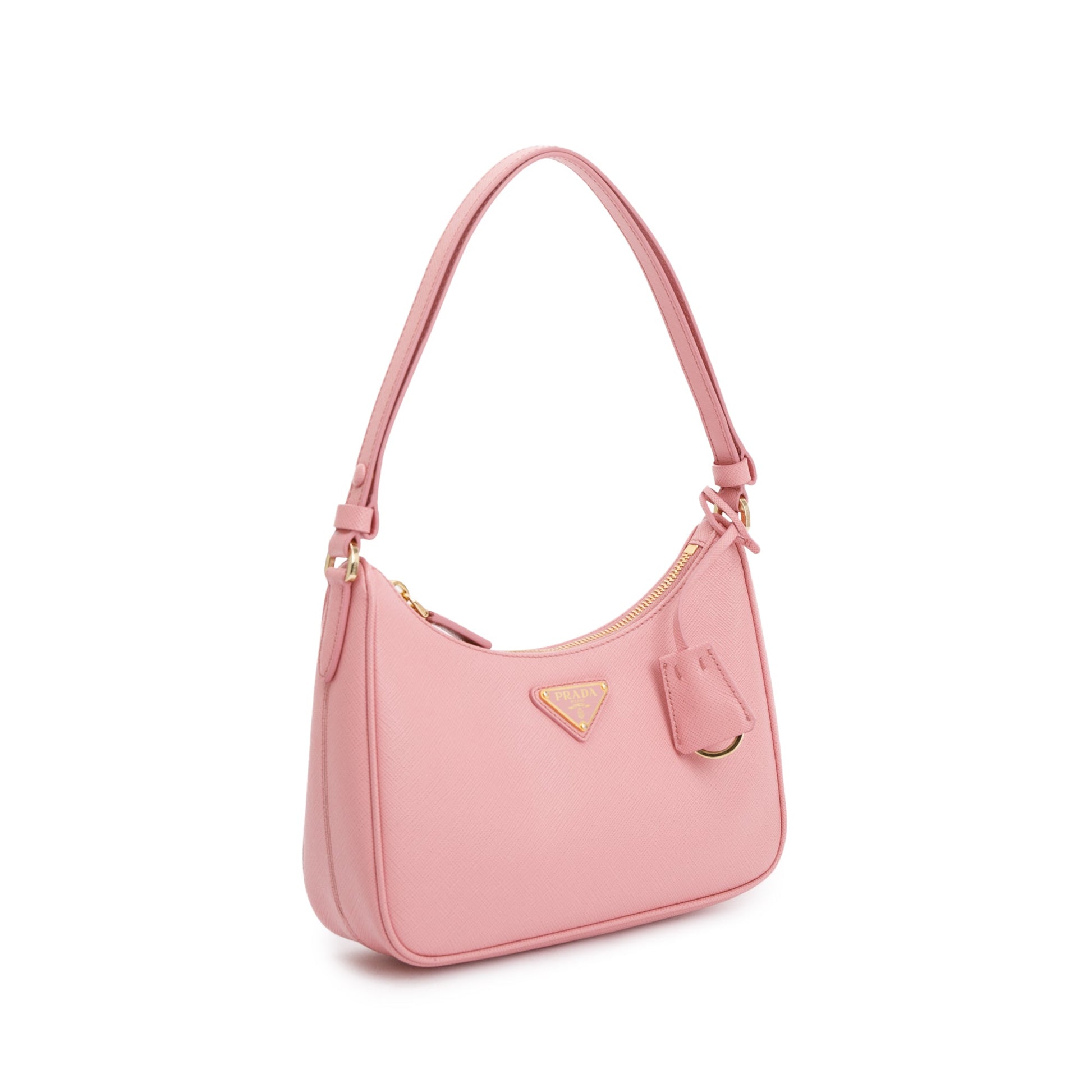 Prada Pink Re-Edition Saffiano Leather Mini Bag