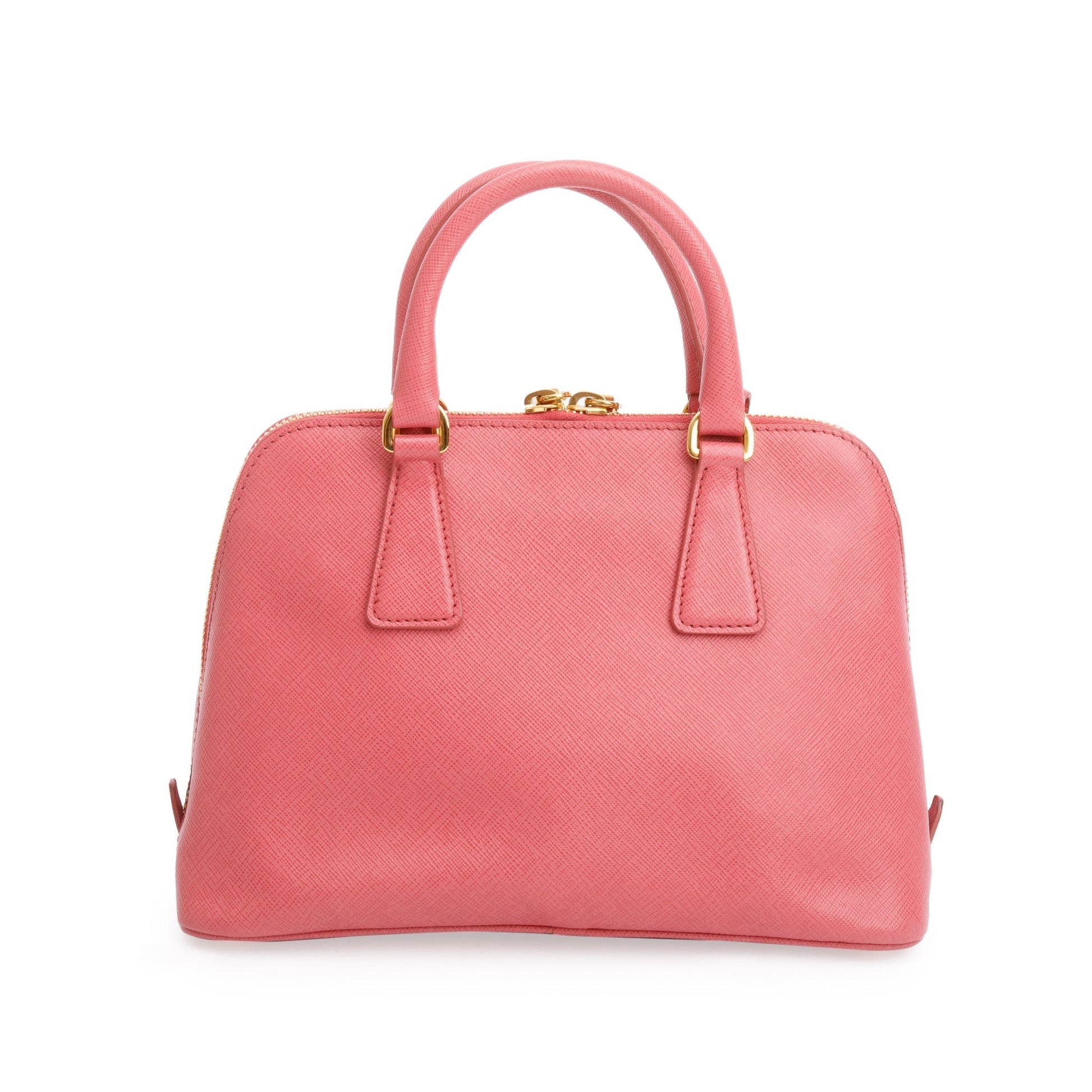 Prada Pink Saffiano Lux Small Promenade Tote