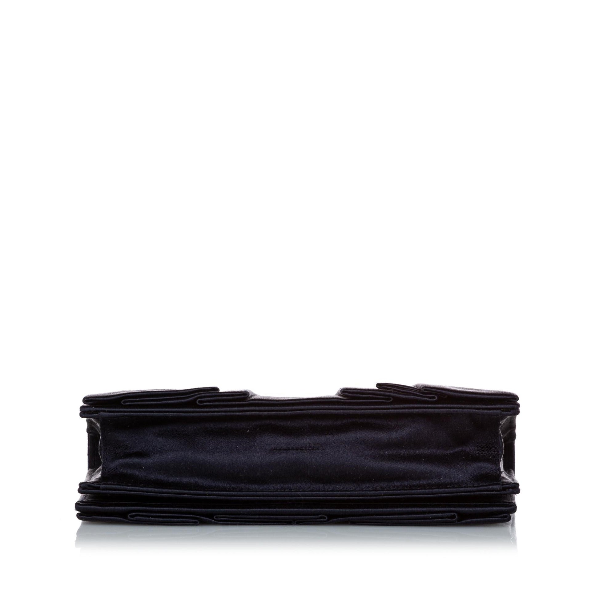 Prada Pleated Satin Clutch Bag (SHG-31019)