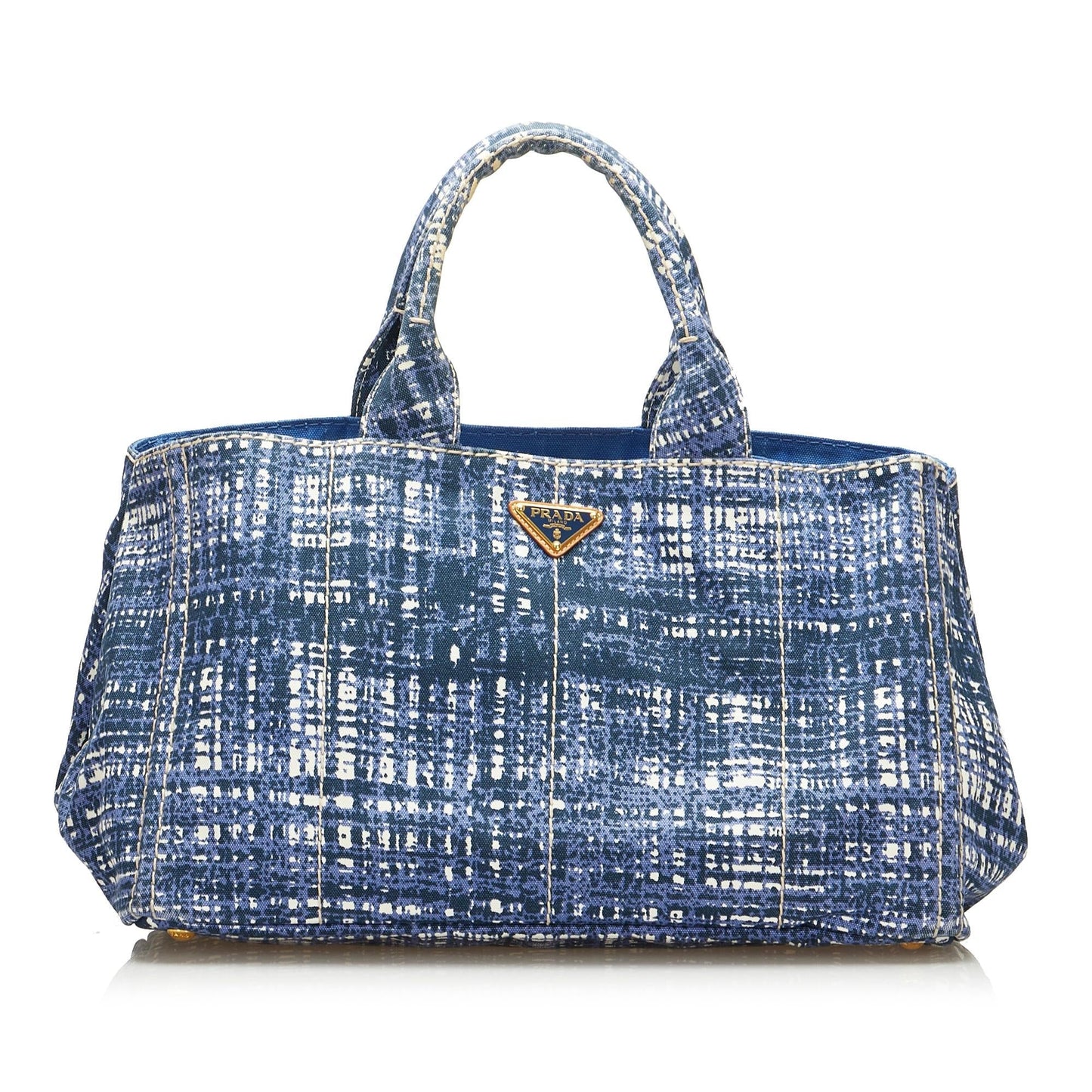 Prada Printed Canapa Handbag (SHG-G6BSFq)