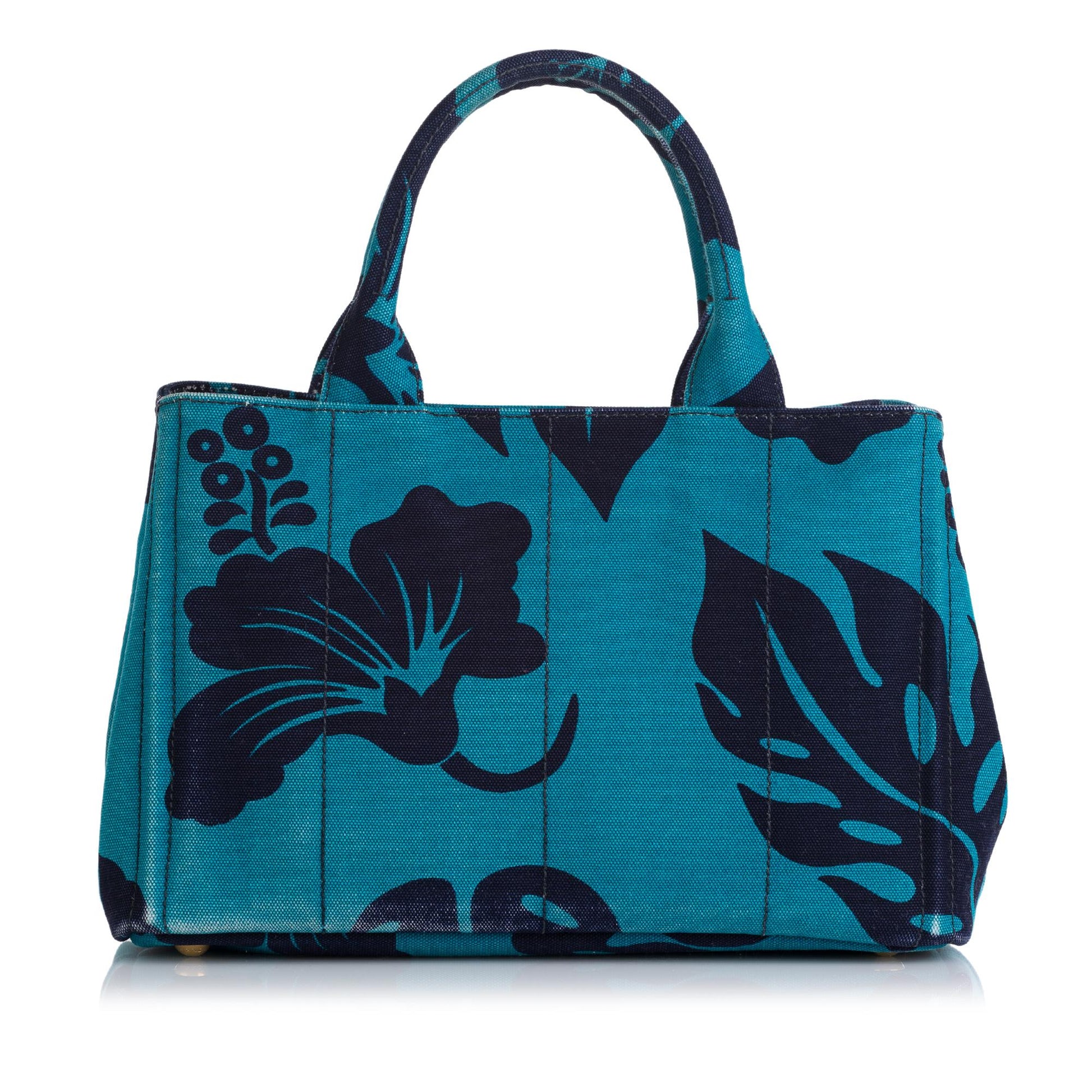 Prada Printed Canapa Satchel (SHG-36671)