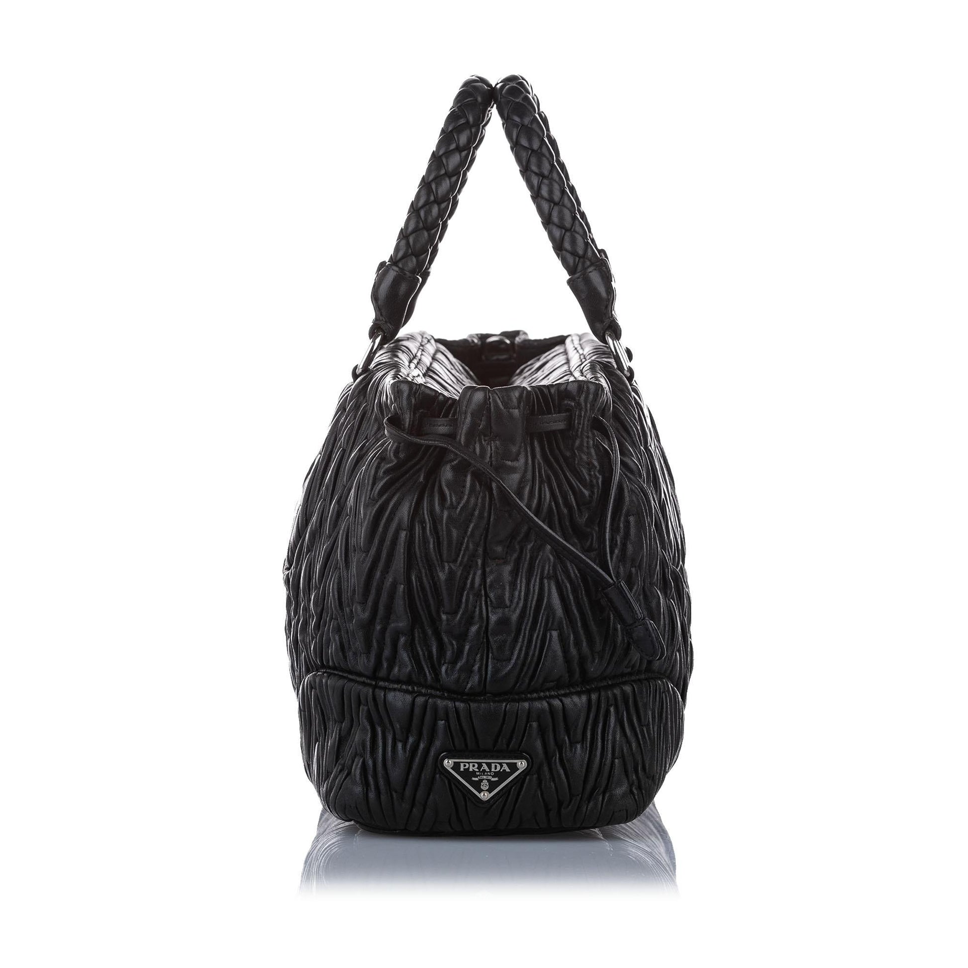 Prada Quilted Leather Satchel (SHG-14841)