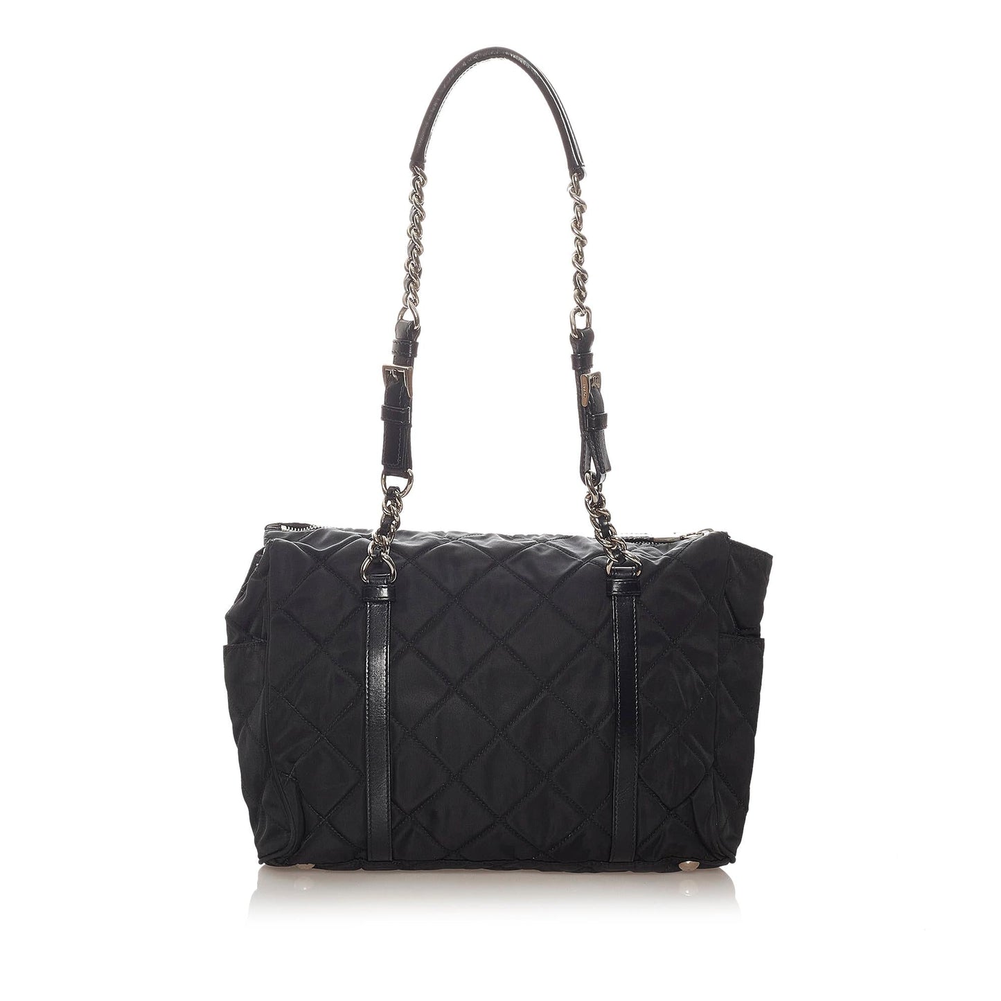 Prada Quilted Tessuto Chain Shoulder Bag (SHG-27691)
