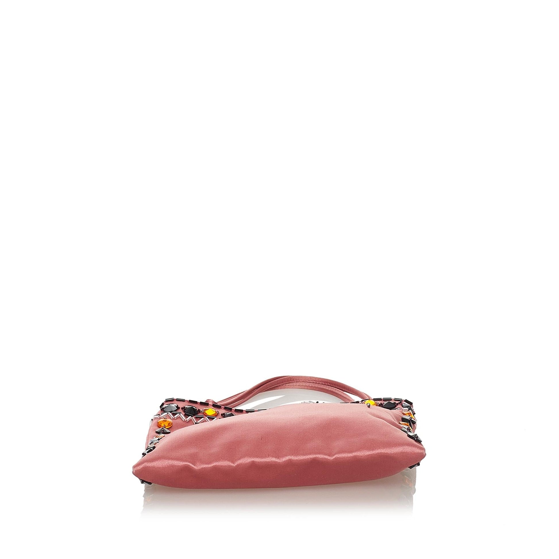 Prada Raso Pietre Handbag (SHG-33681)