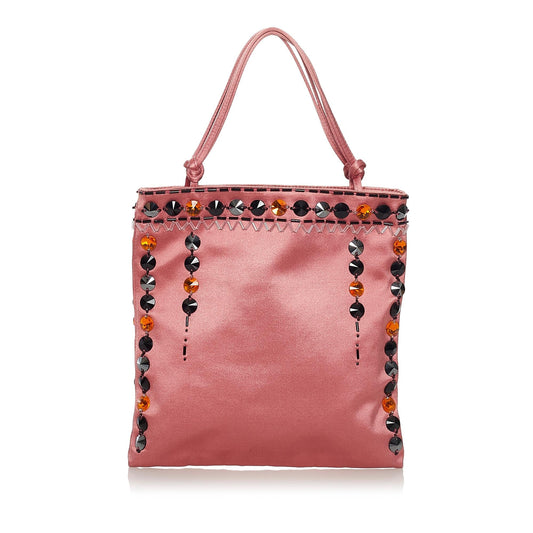 Prada Raso Pietre Handbag (SHG-33681)