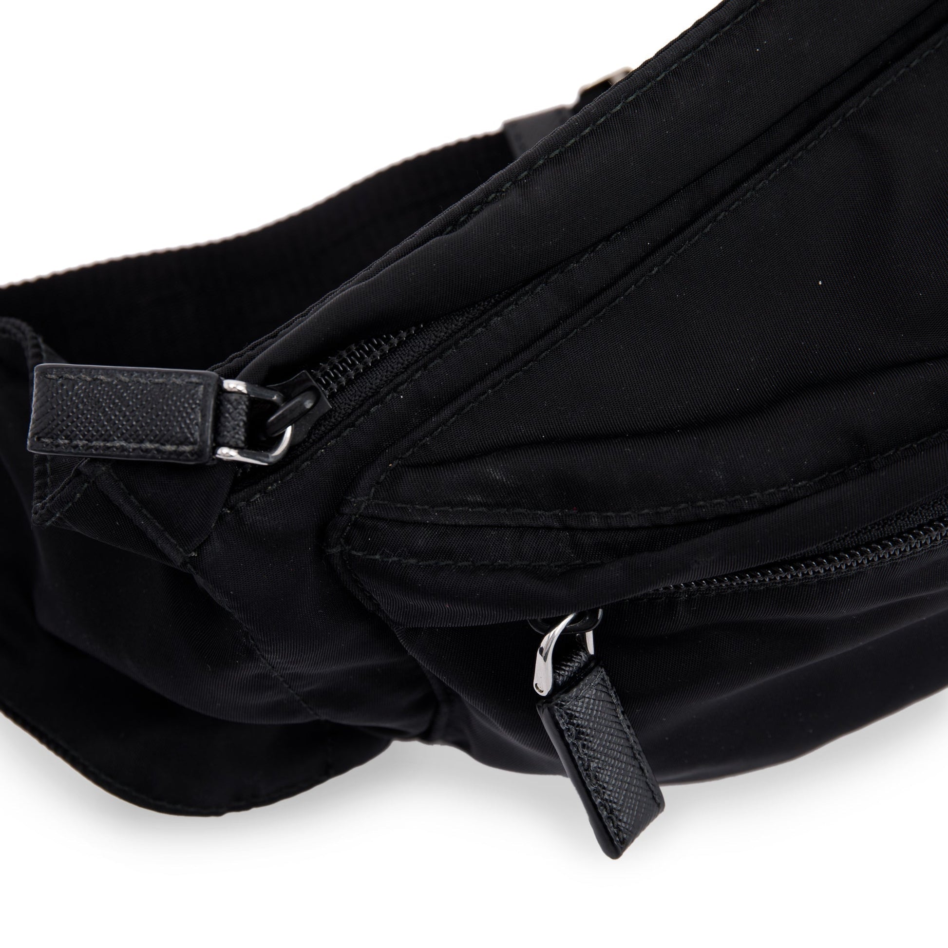 Prada Re-Nylon Double Zip Belt Bag