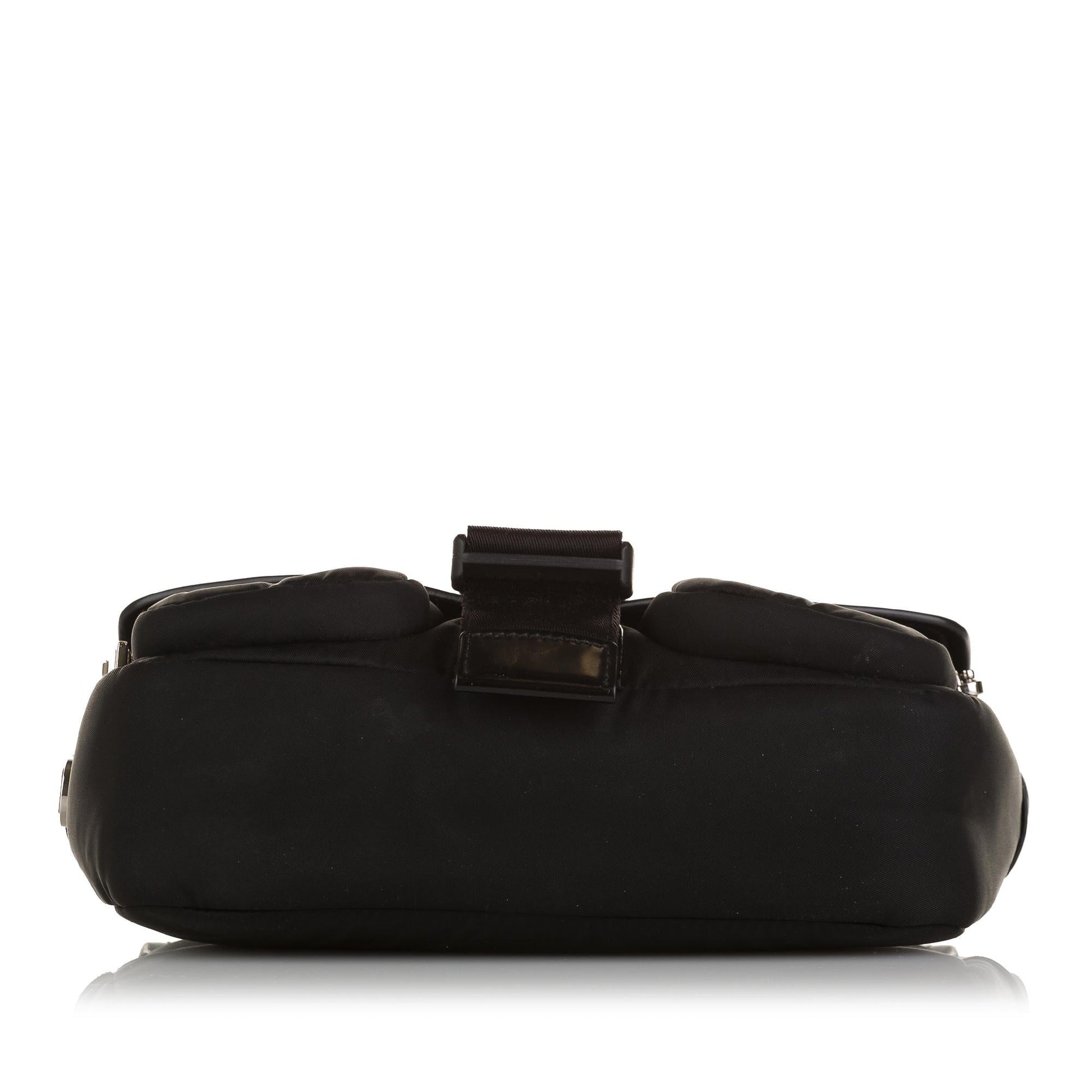 Prada Re Nylon Spazzolato Pocket Crossbody Bag (SHG-36812)