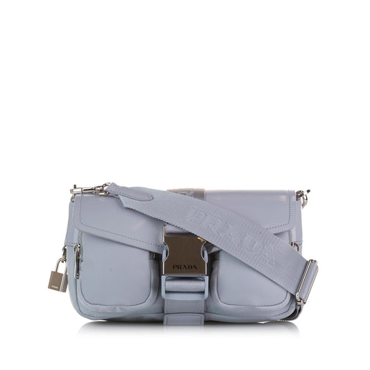 Prada Re-Nylon & Spazzolato Pocket Crossbody (SHG-wo7D7i)