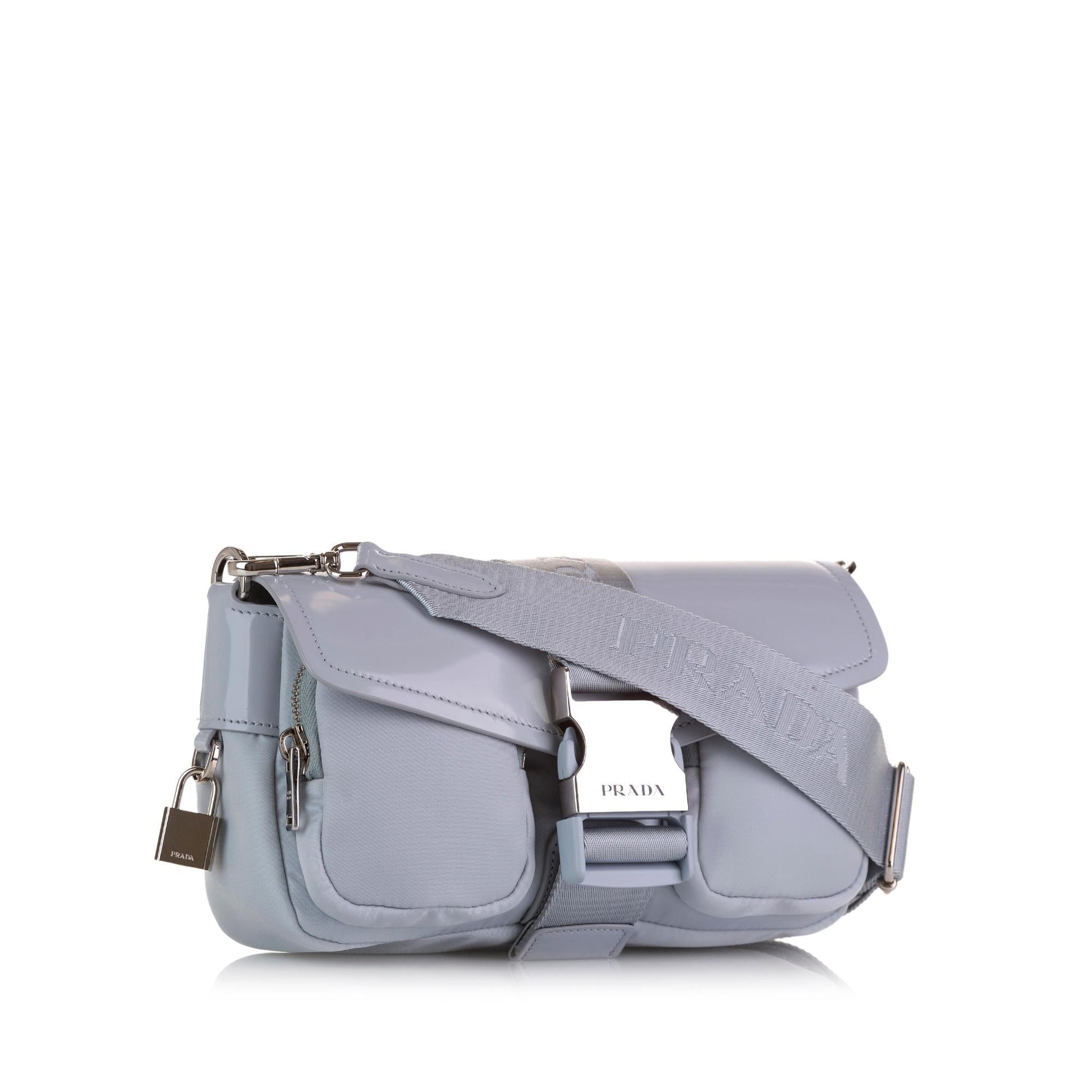 Prada Re-Nylon & Spazzolato Pocket Crossbody (SHG-wo7D7i)