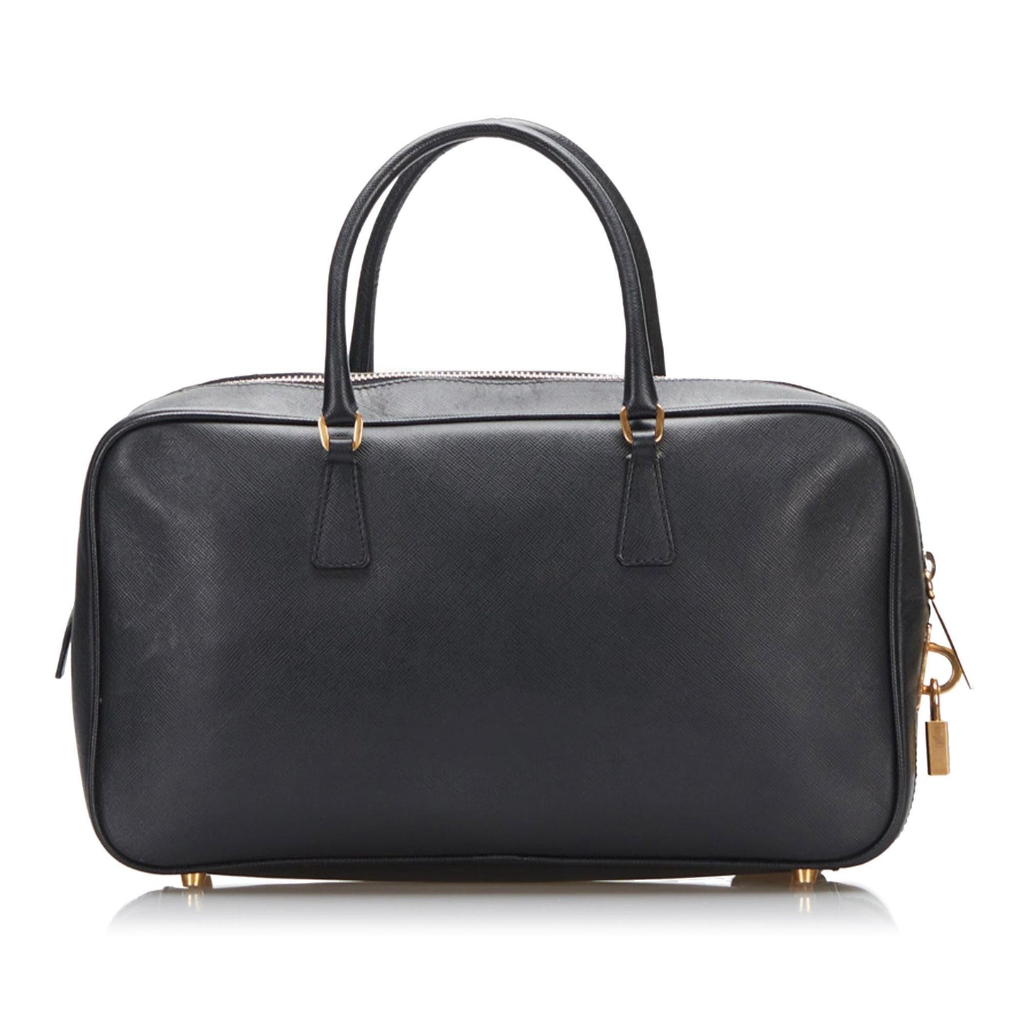 Prada Saffiano Bauletto Handbag (SHG-l1GAZe)