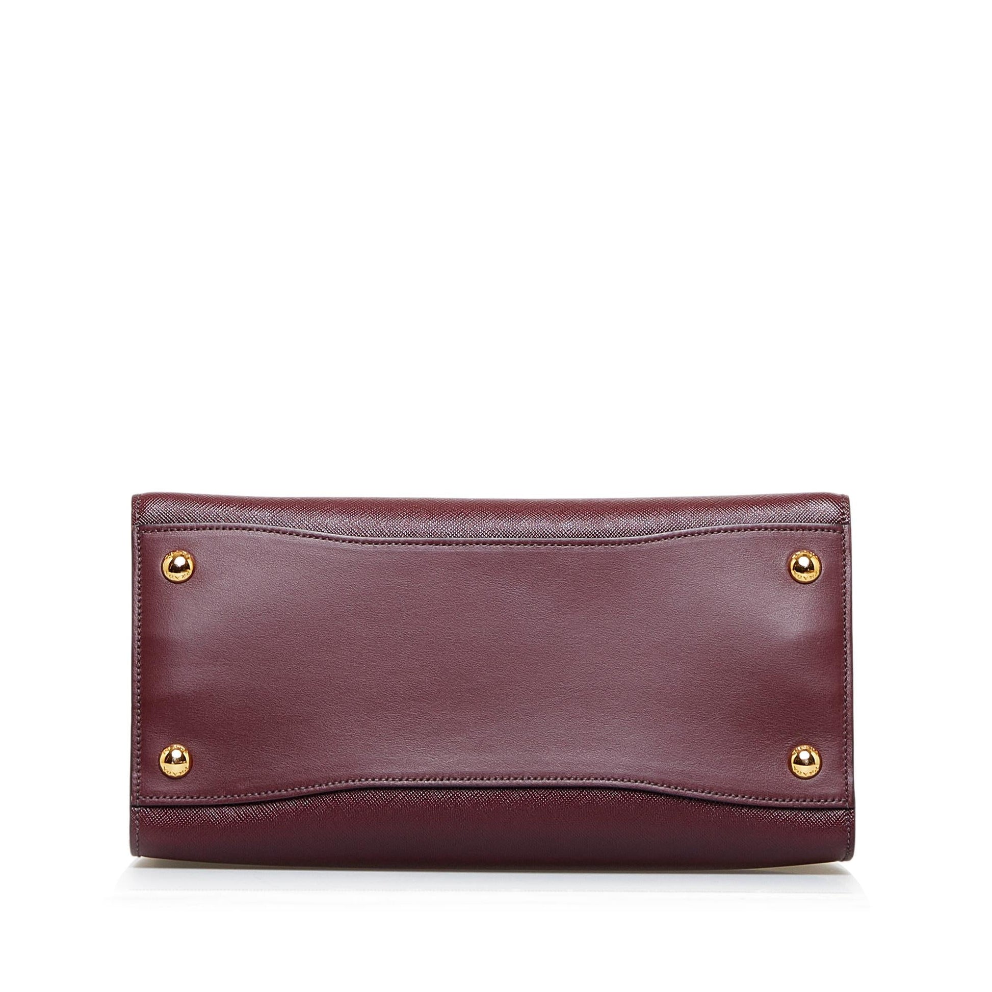 Prada Saffiano Bibliotheque Satchel (SHG-s1EODS)