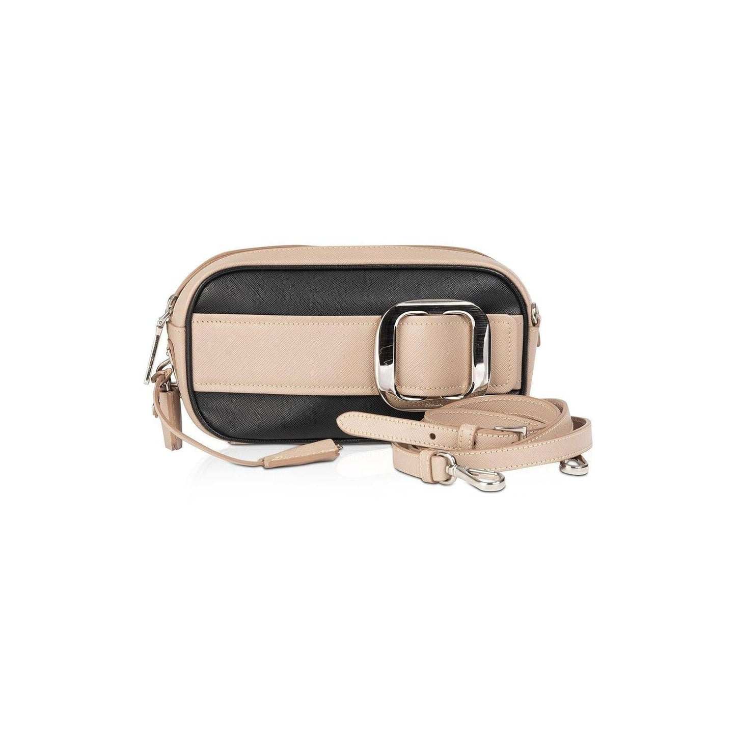 Prada Saffiano Buckle Crossbody Bag