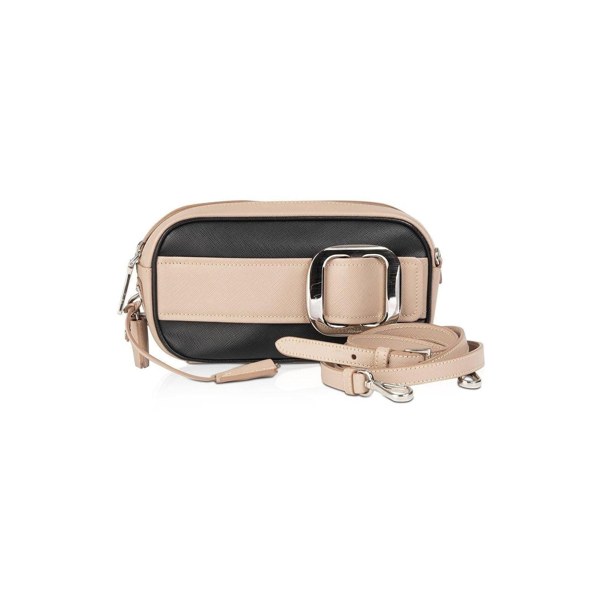 Prada Saffiano Buckle Crossbody Bag