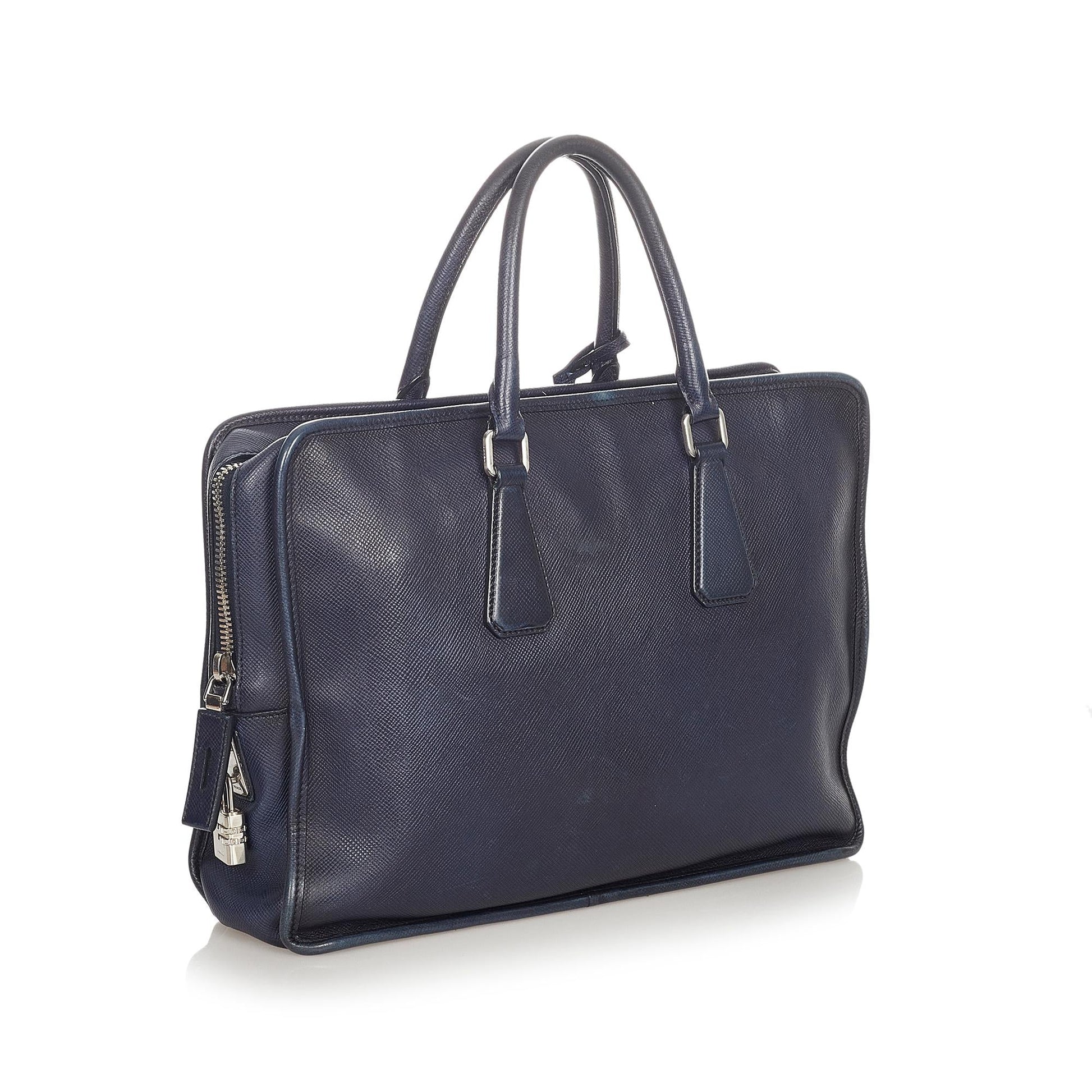 Prada Saffiano Business Bag (SHG-23949)