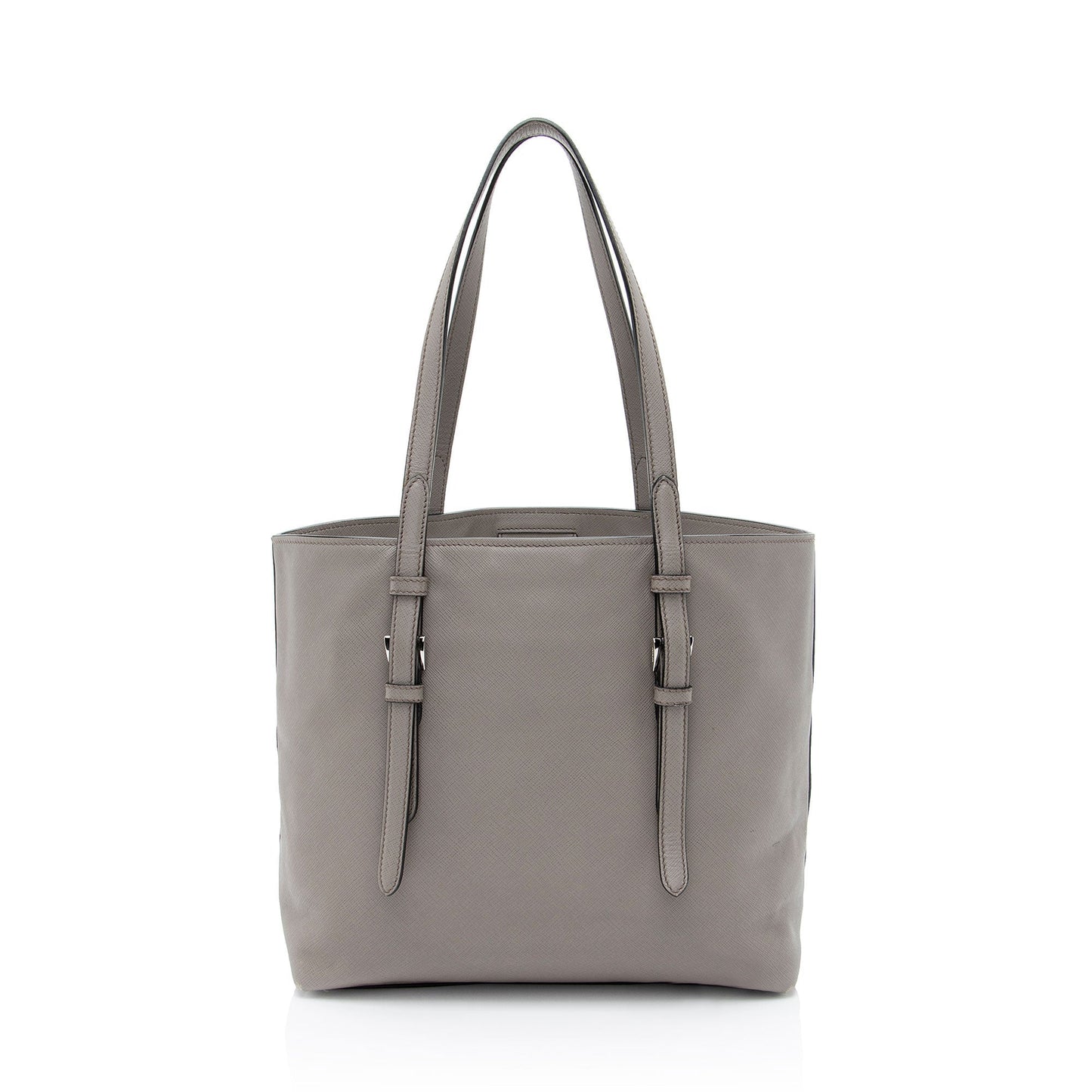 Prada Saffiano Cuir Buckle Tote