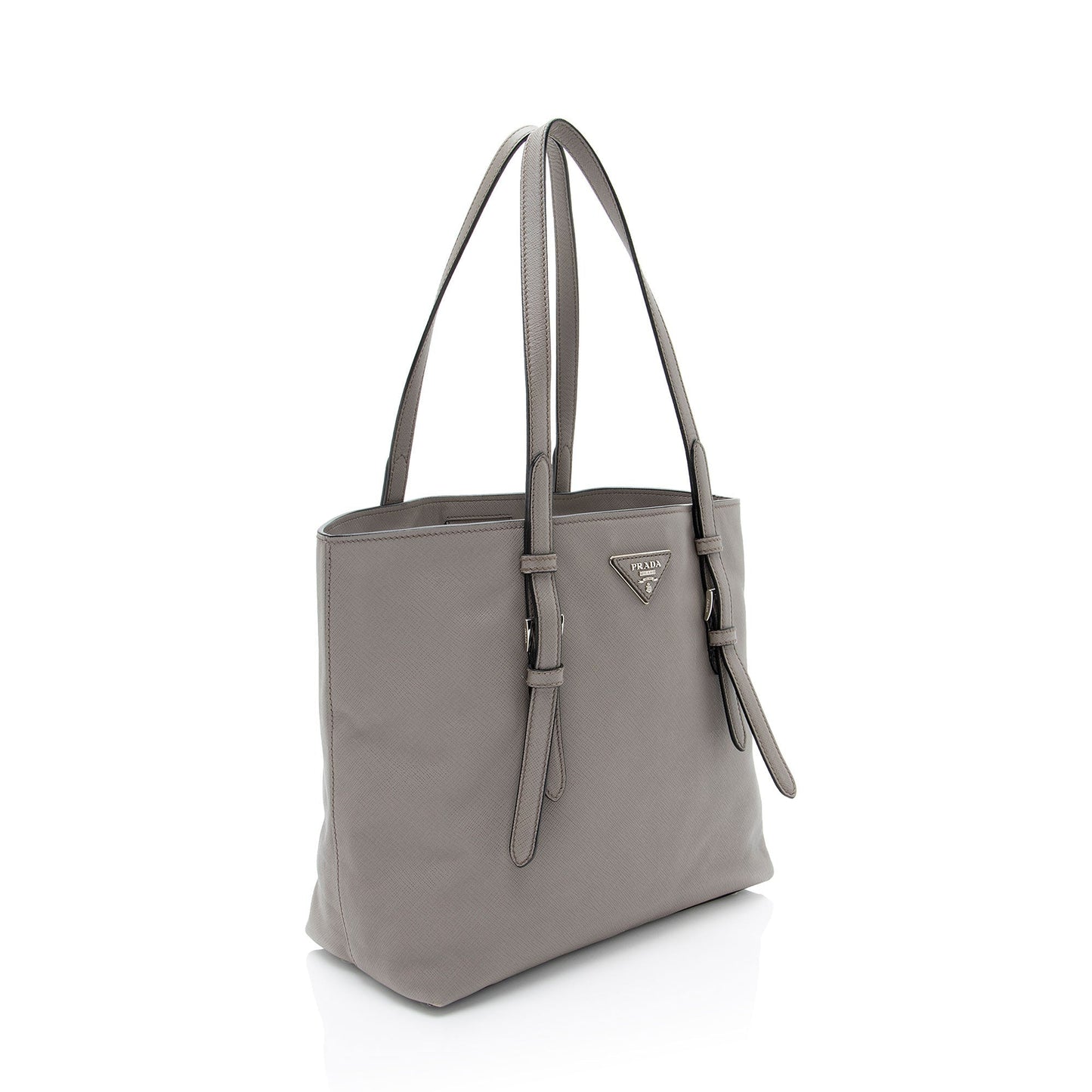Prada Saffiano Cuir Buckle Tote