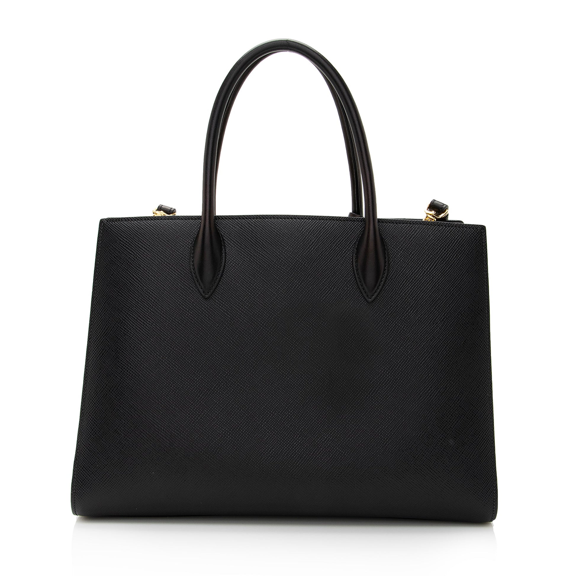 Prada Saffiano Cuir City Bibliotheque Large Tote (SHF-22478)