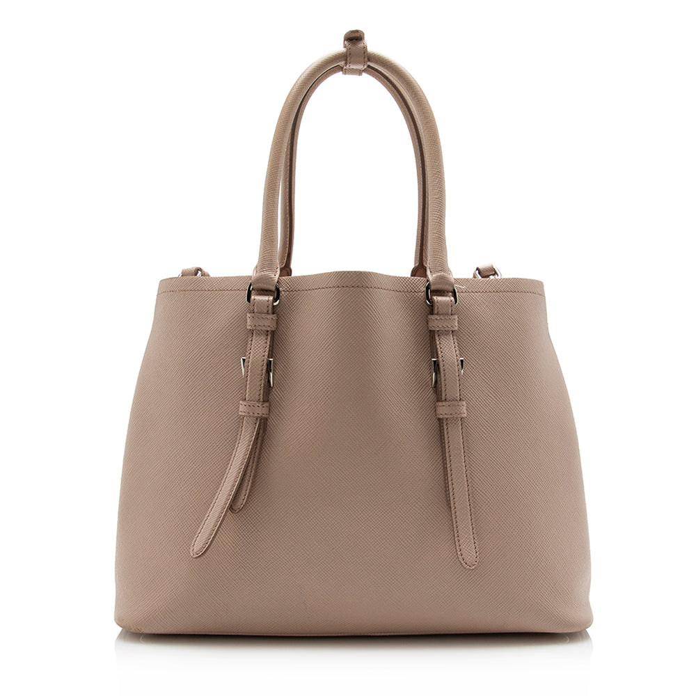 Prada Saffiano Cuir Double Handle Medium Tote - FINAL (SHF-14571)