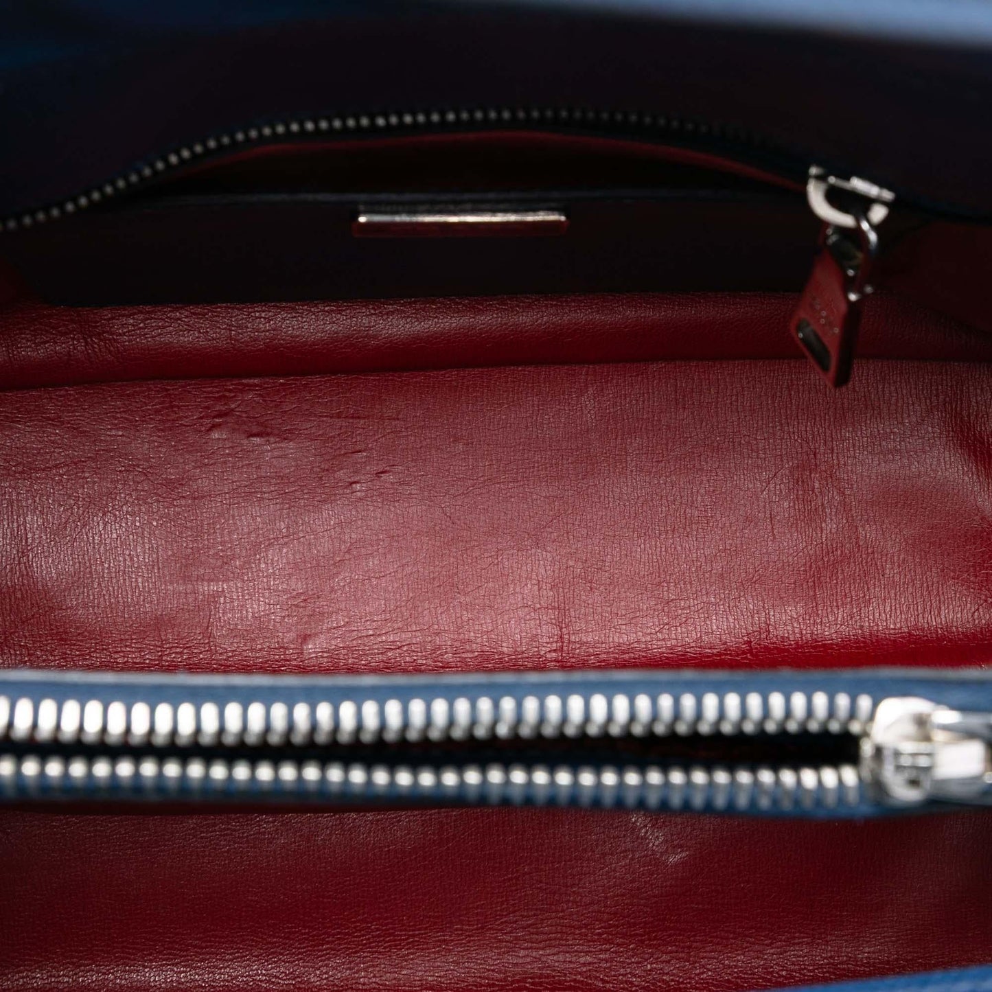 Prada Saffiano Cuir Turnlock Twin Satchel